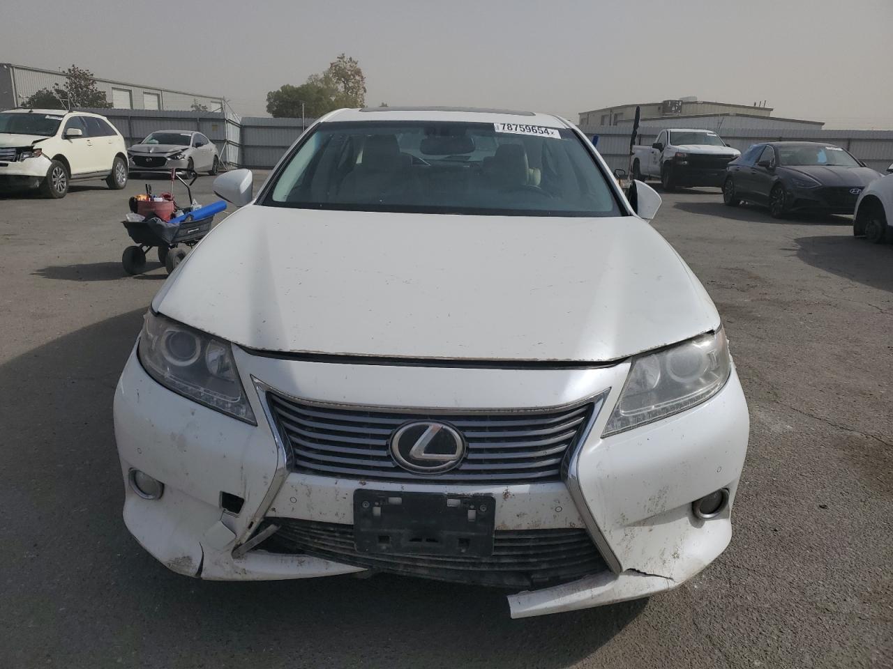 2013 Lexus ES VIN JTHBK1GG8D2081396 Copart auction photo, front end damage thumbnail 5