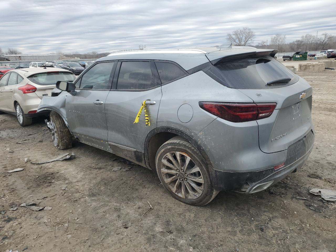 2023 Chevrolet Blazer VIN 3GNKBLRSXPS221530 Copart auction photo, front end / all over damage thumbnail 2