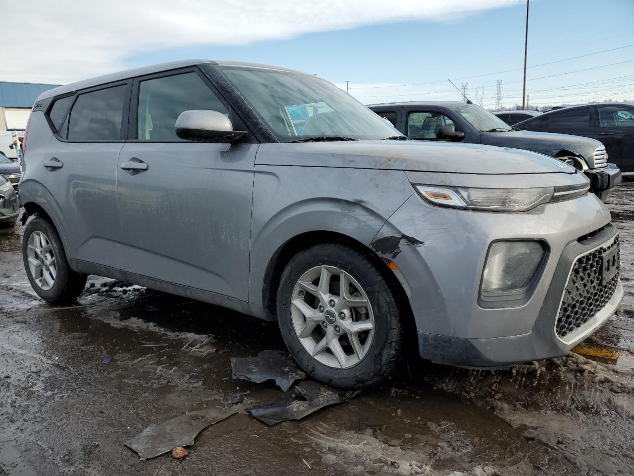 2022 KIA Soul VIN KNDJ23AU7N7833097 Copart auction photo, front end / rear end damage thumbnail 4