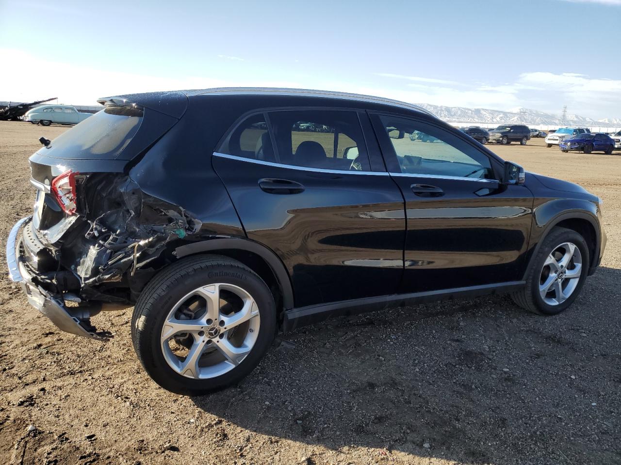 2019 Mercedes-Benz GLA-klasse VIN WDCTG4EB9KU001373 Copart auction photo, rear end / side damage thumbnail 3