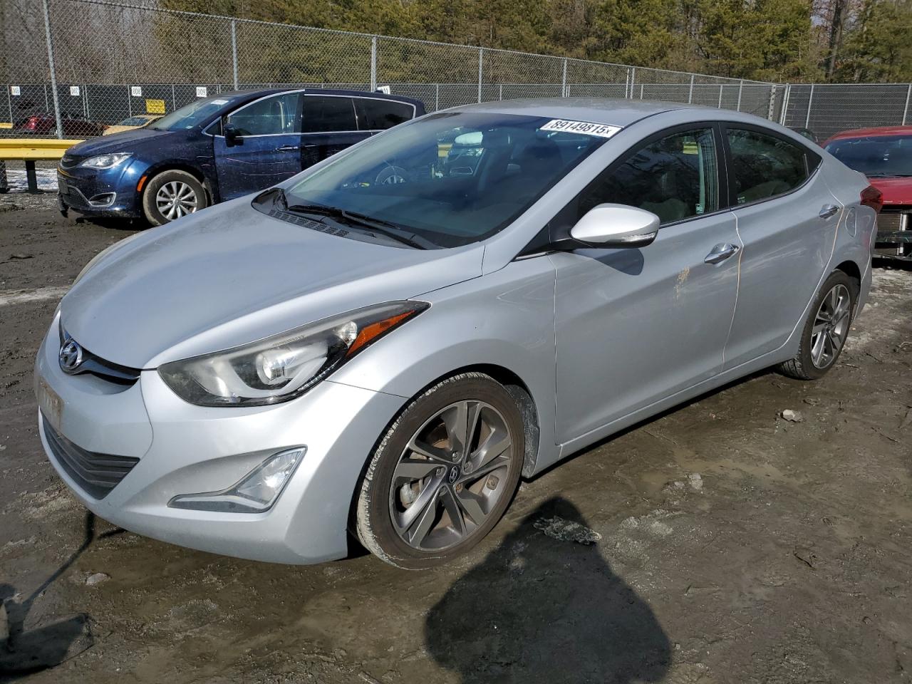 2014 Hyundai Elantra VIN 5NPDH4AE2EH464624