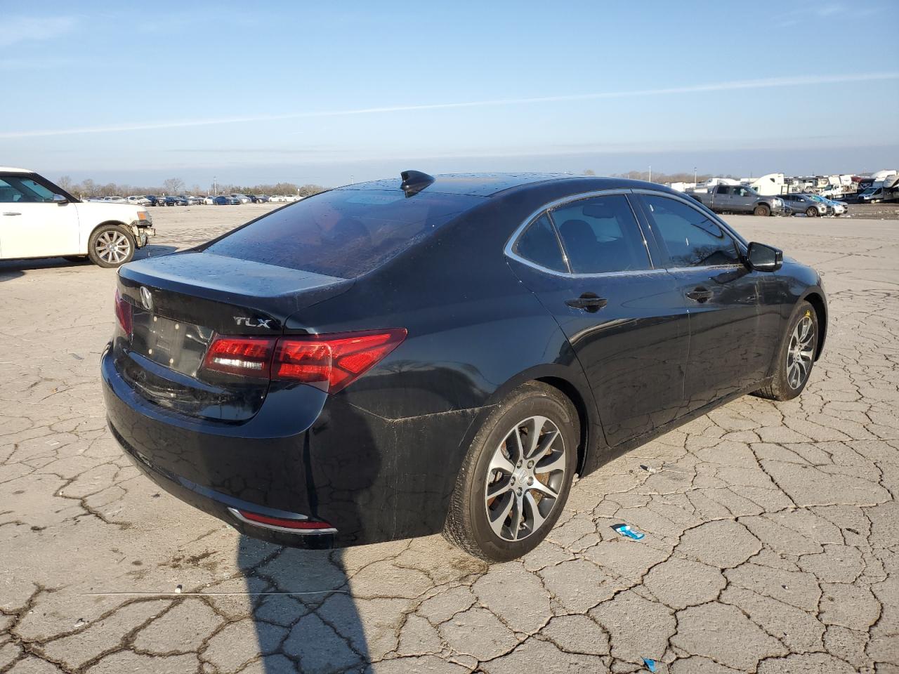 2015 Acura TLX VIN 19UUB1F36FA028926 Copart auction photo, all over damage thumbnail 3