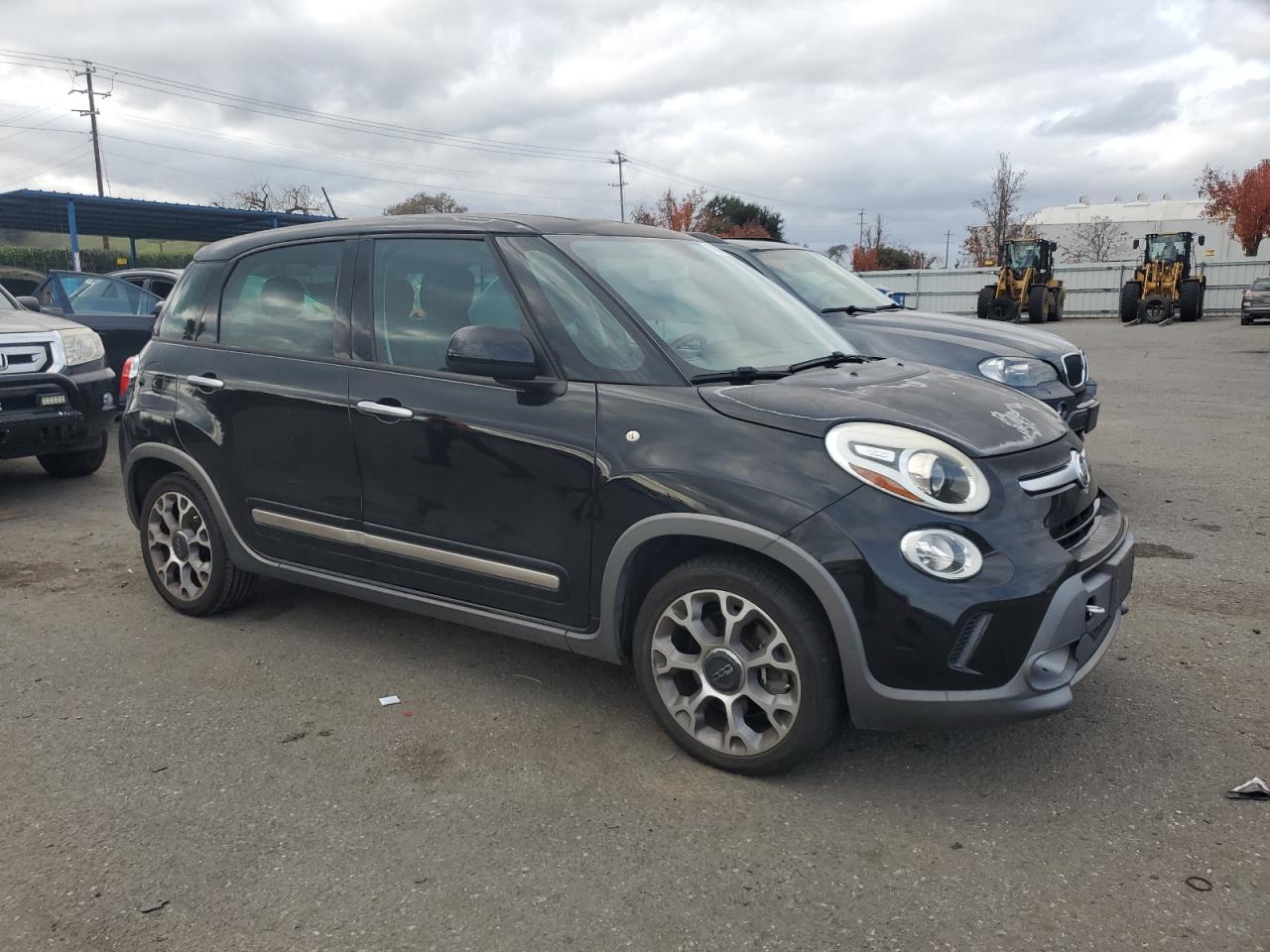 2014 Fiat 500 VIN ZFBCFADH5EZ015259 Copart auction photo, front end damage thumbnail 4
