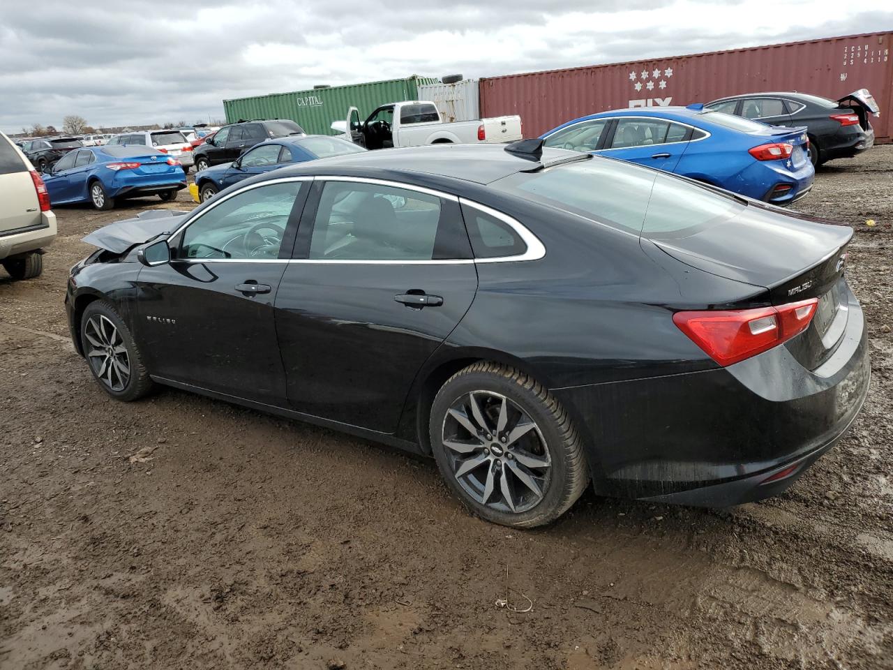 2018 Chevrolet Malibu VIN 1G1ZD5ST0JF278257 Copart auction photo, front end damage thumbnail 2