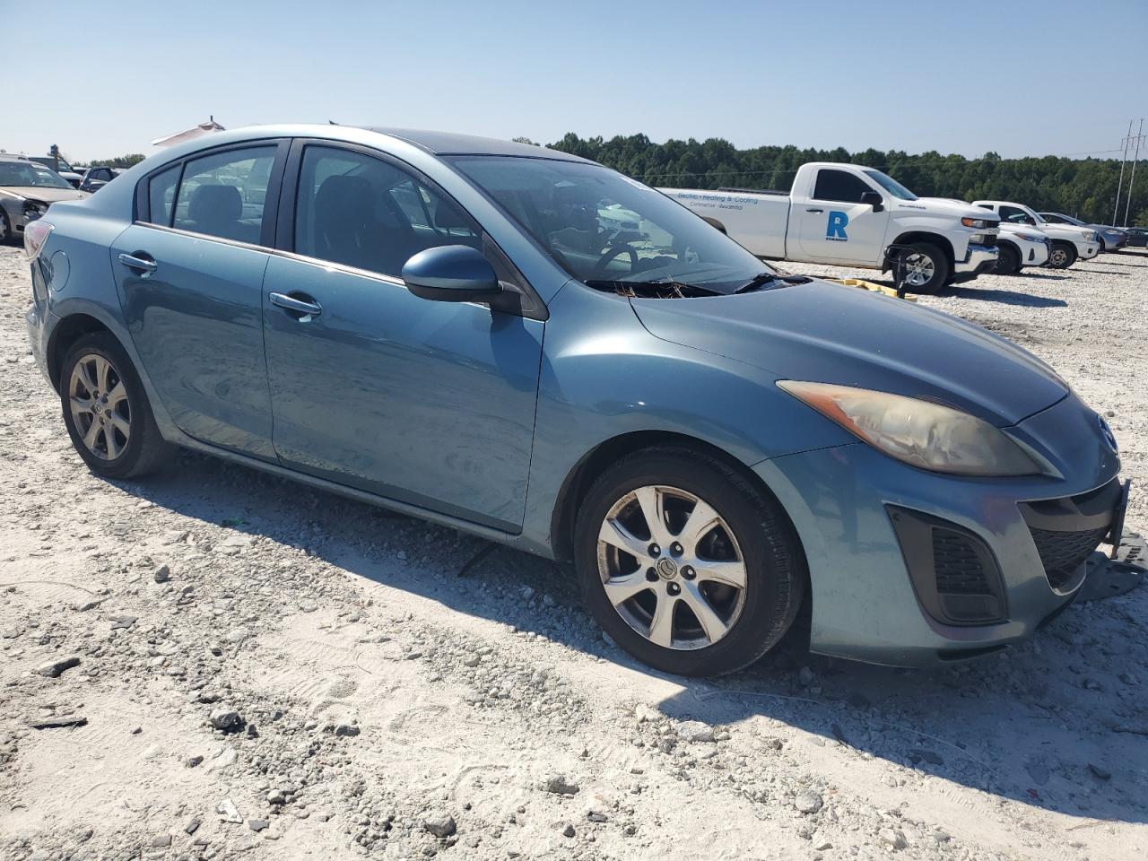 2010 Mazda 3 VIN JM1BL1SG7A1261041 Copart auction photo, front end damage thumbnail 4