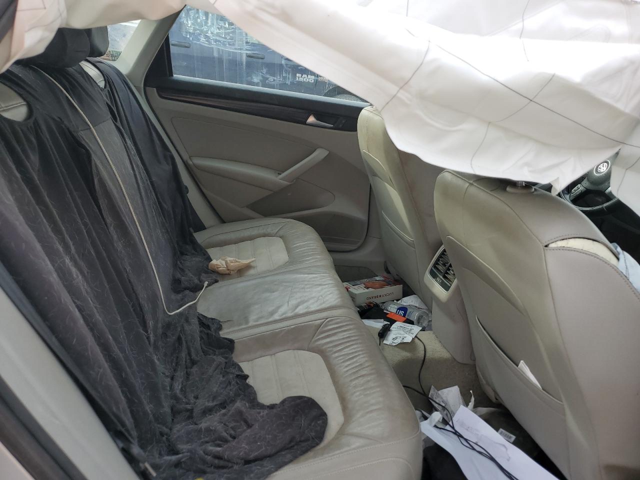 2014 Volkswagen Passat VIN 1VWCN7A39EC035543 Copart auction photo, side / rear end damage thumbnail 10