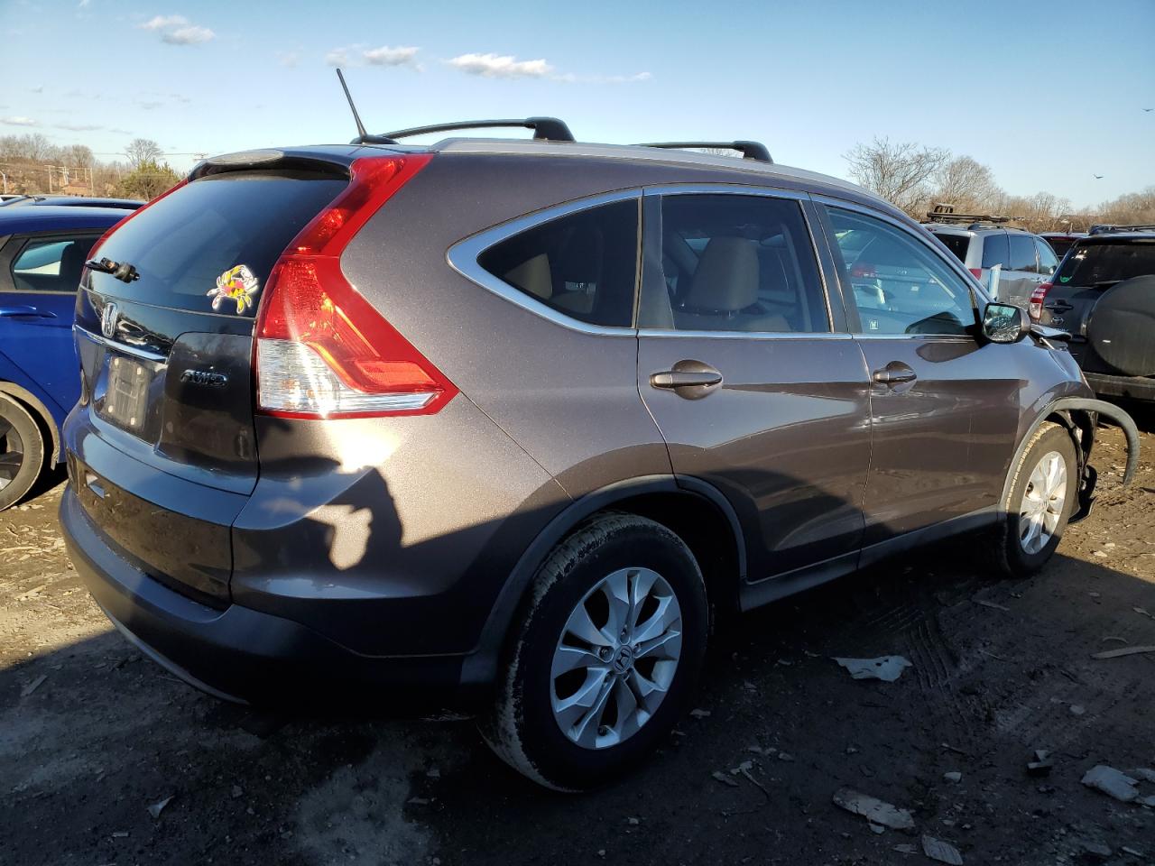 2012 Honda CR-V VIN 5J6RM4H70CL018824 Copart auction photo, front end damage thumbnail 3