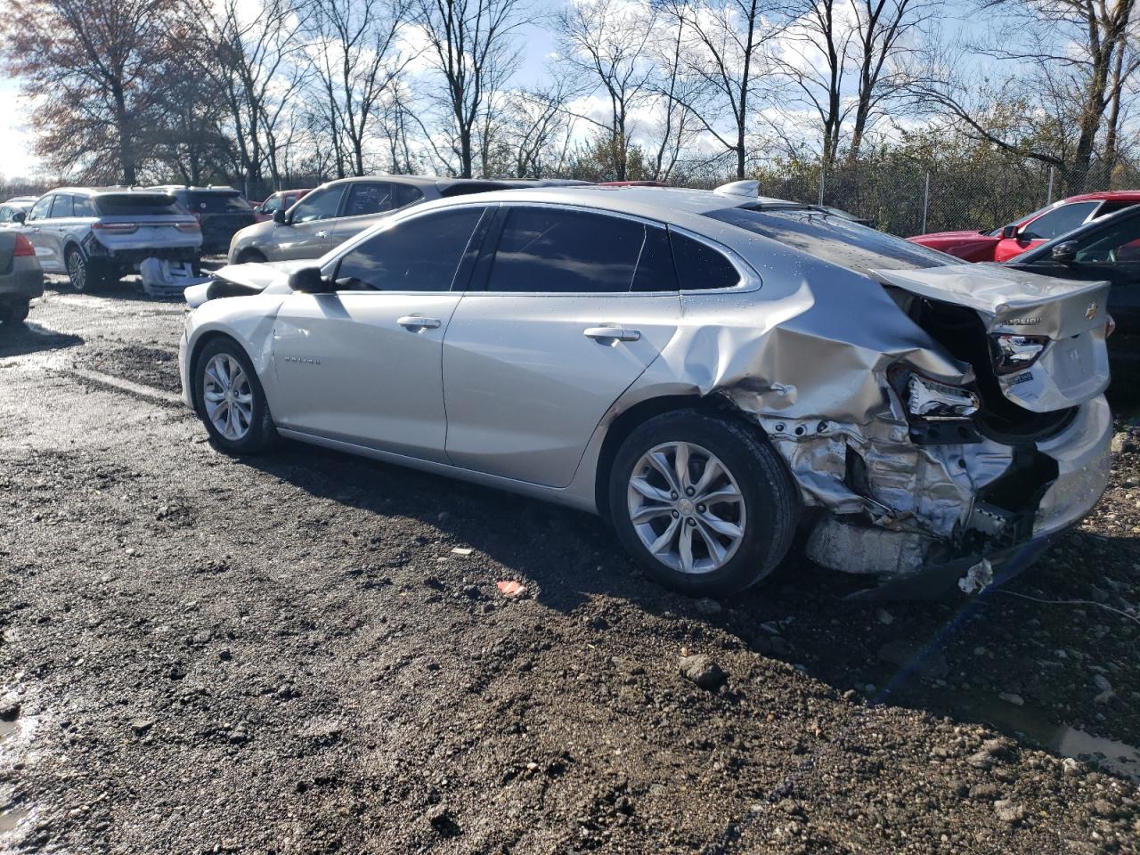 2019 Chevrolet Malibu VIN 1G1ZF5SU7KF154538 Copart auction photo, front end / rear end damage thumbnail 2