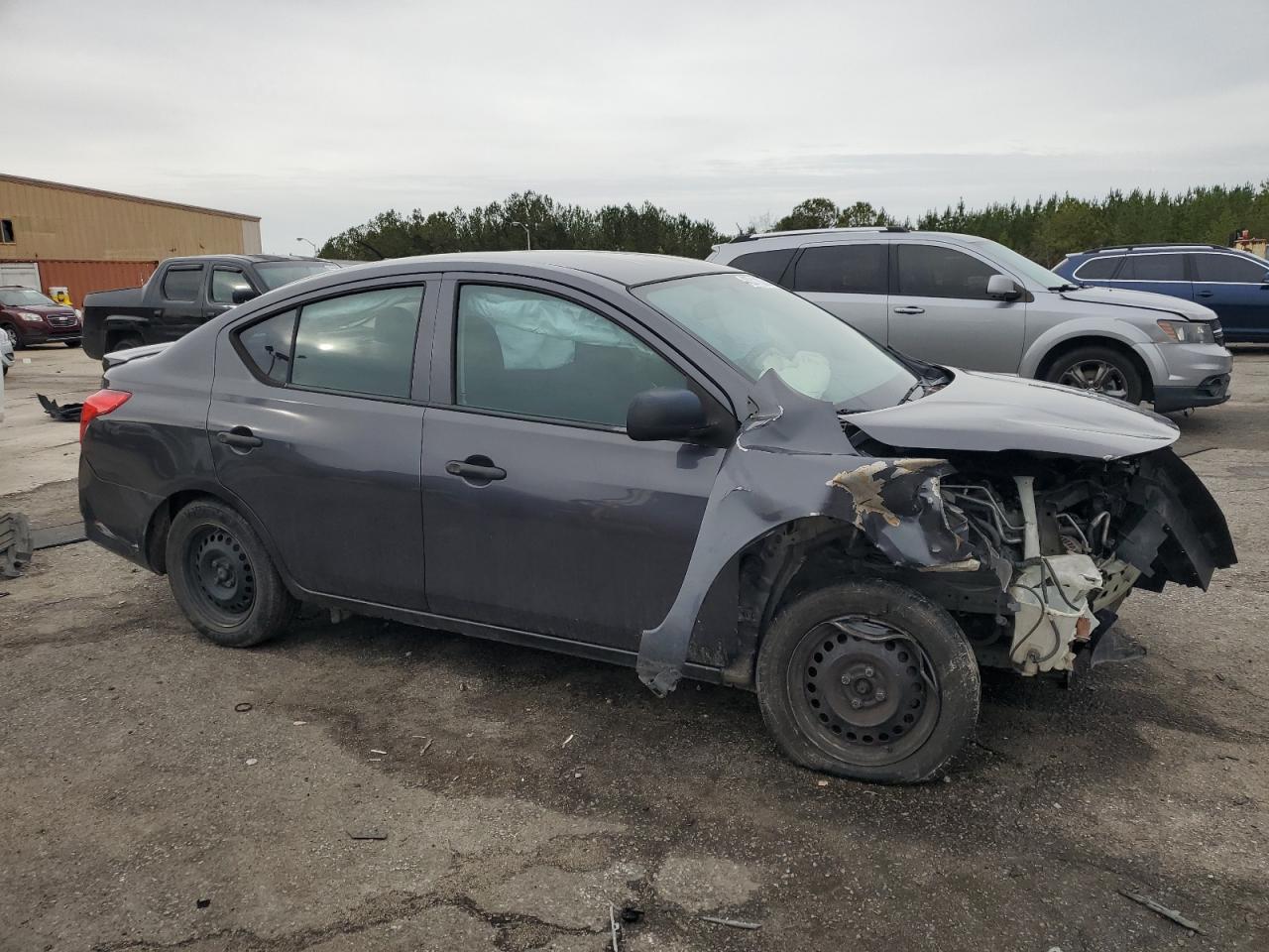 2015 Nissan Versa VIN 3N1CN7AP5FL915511 Copart auction photo, all over damage thumbnail 4