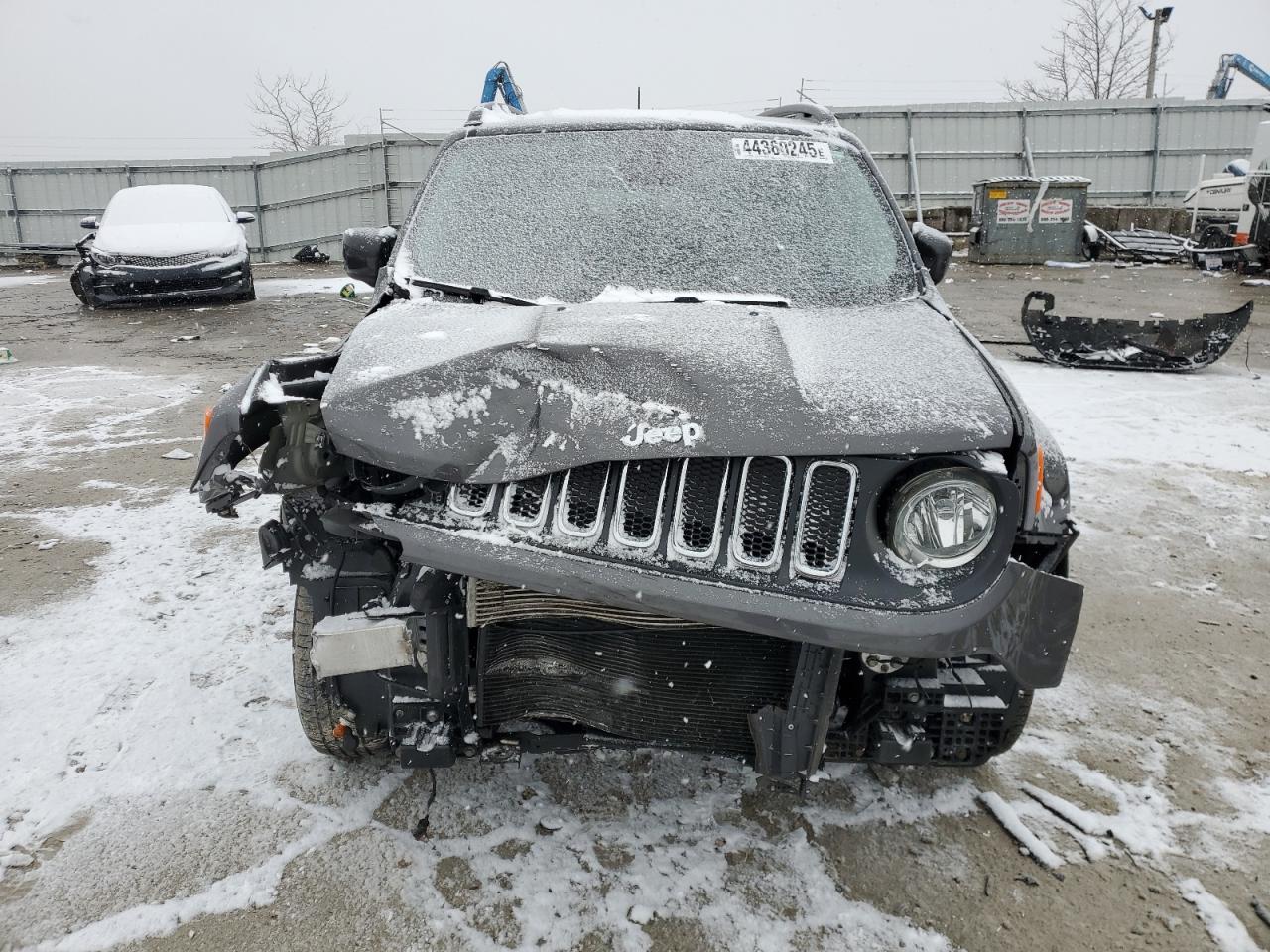 2017 Jeep Renegade VIN ZACCJBBB0HPG57195 Copart auction photo, front end damage thumbnail 5