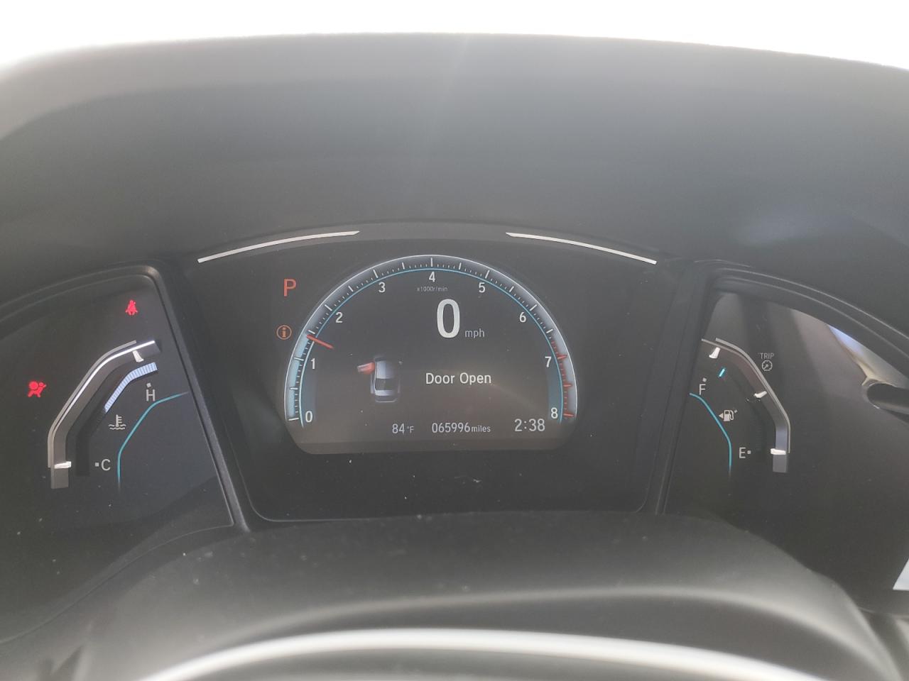 2020 Honda Civic VIN 2HGFC2F60LH598617 Copart auction photo, front end damage thumbnail 9