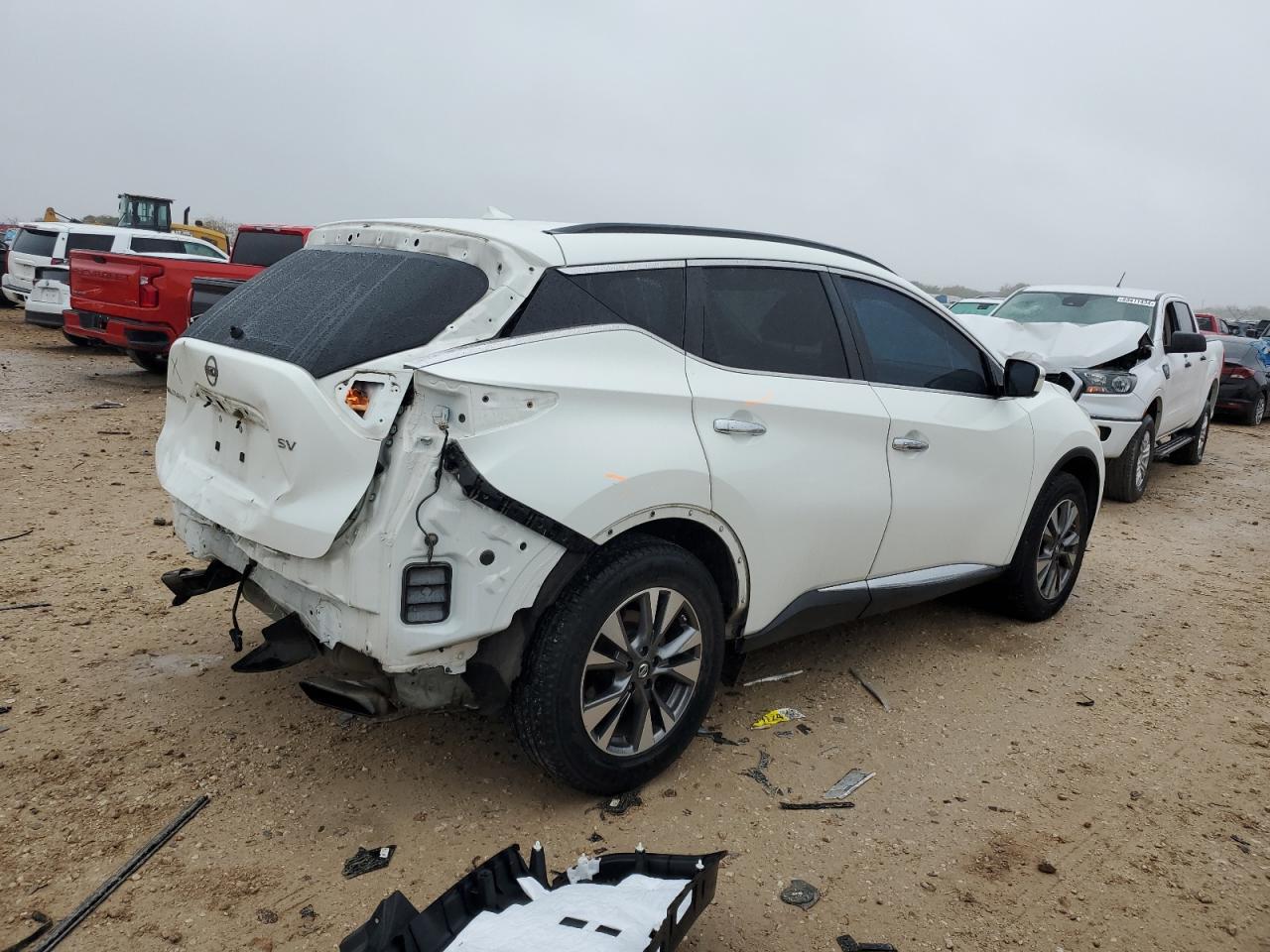 2016 Nissan Murano VIN 5N1AZ2MG8GN126192 Copart auction photo, rear end damage thumbnail 3
