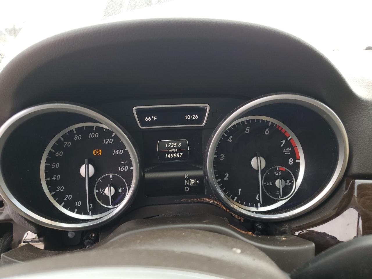 2013 Mercedes-Benz M-klasse VIN 4JGDA5JB7DA101933 Copart auction photo, mechanical / side damage thumbnail 9