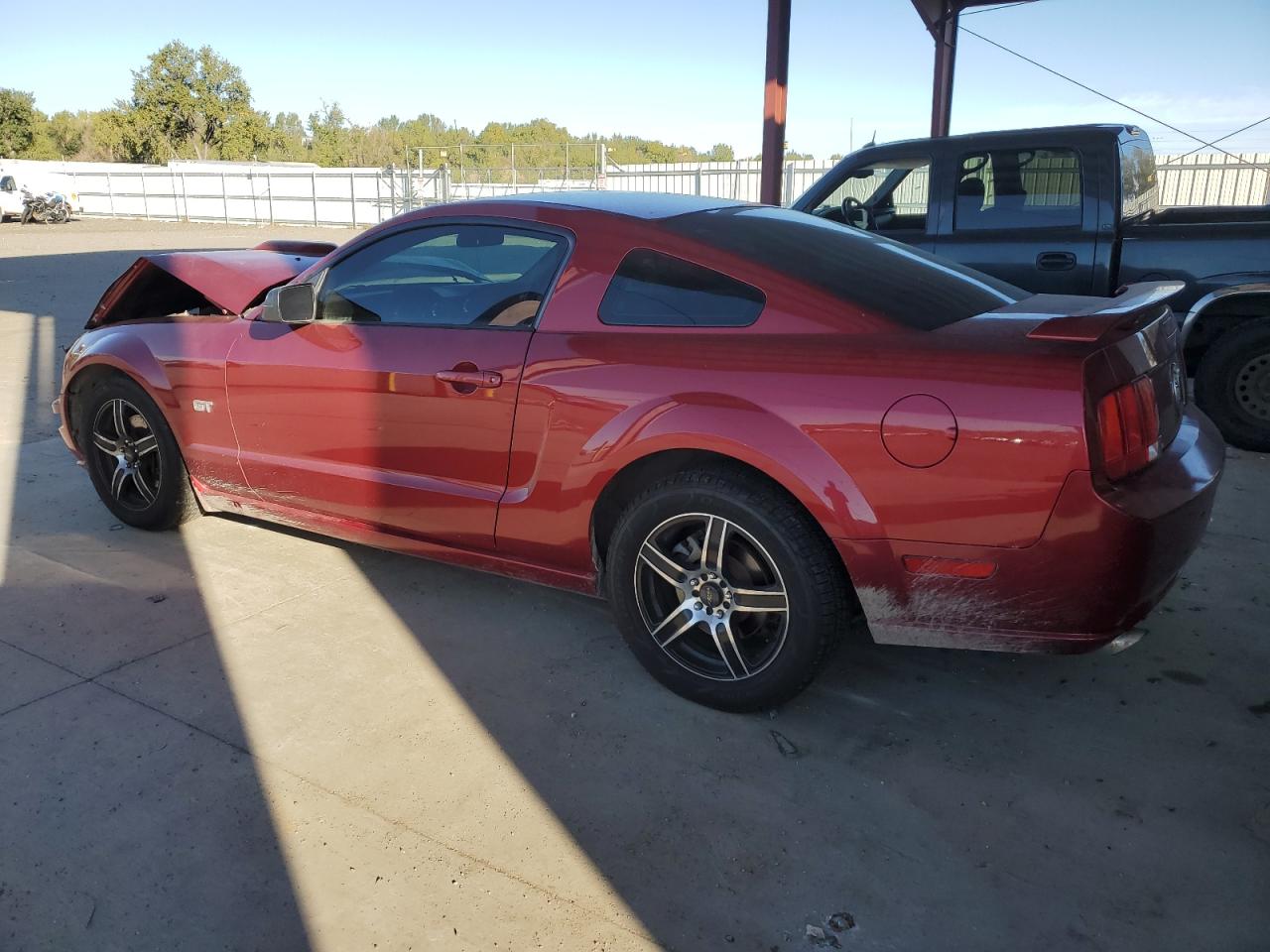 2006 Ford Mustang VIN 1ZVFT82H065265416 Copart auction photo, front end / mechanical damage thumbnail 2