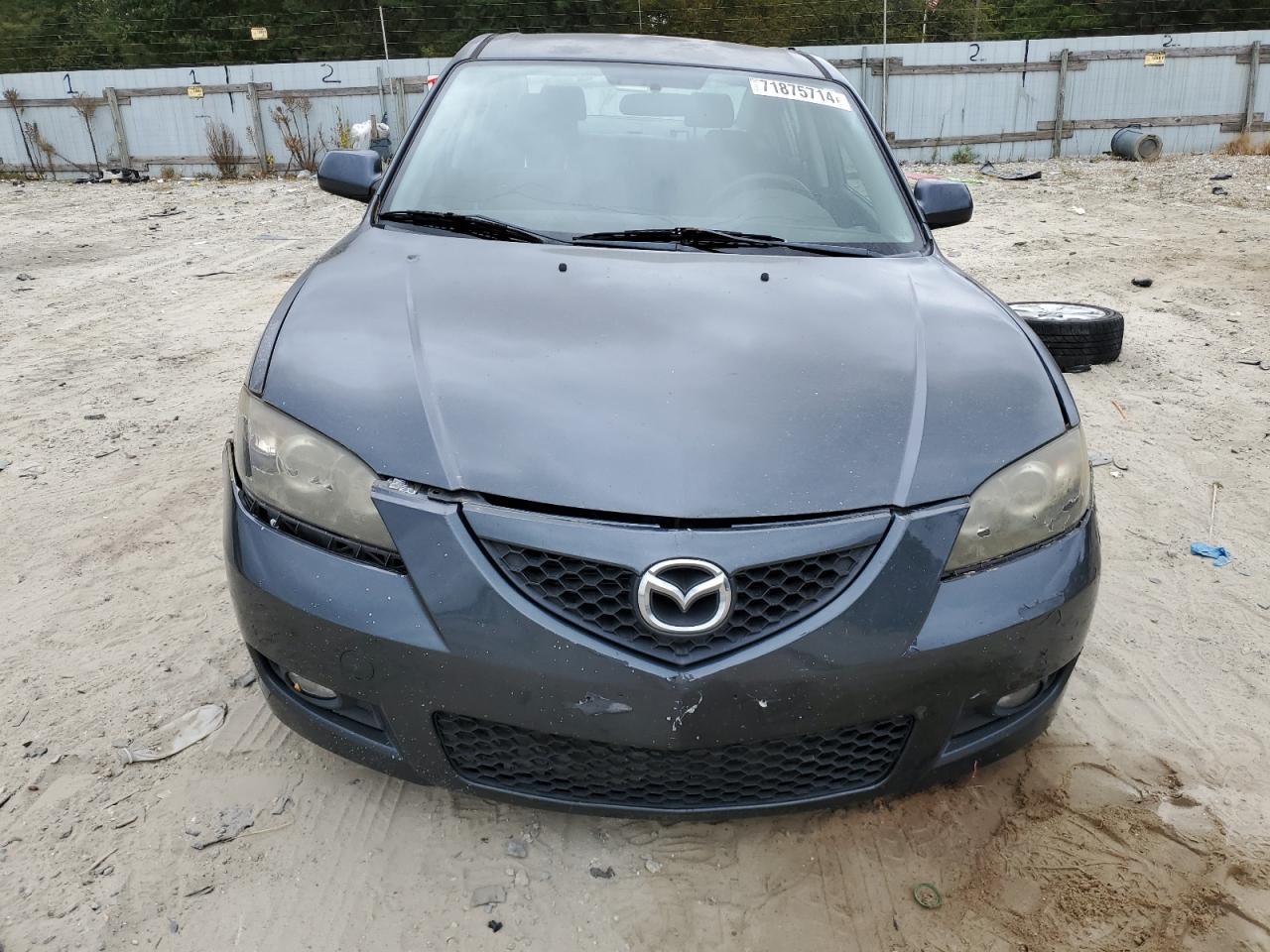 2009 Mazda 3 VIN JM1BK32F891254536 Copart auction photo, front end / side damage thumbnail 5