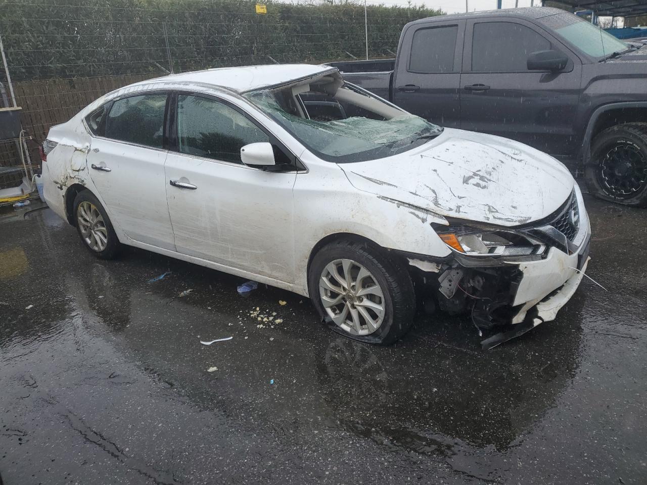 2018 Nissan Sentra VIN 3N1AB7AP1JY242938 Copart auction photo, mechanical / rollover damage thumbnail 4