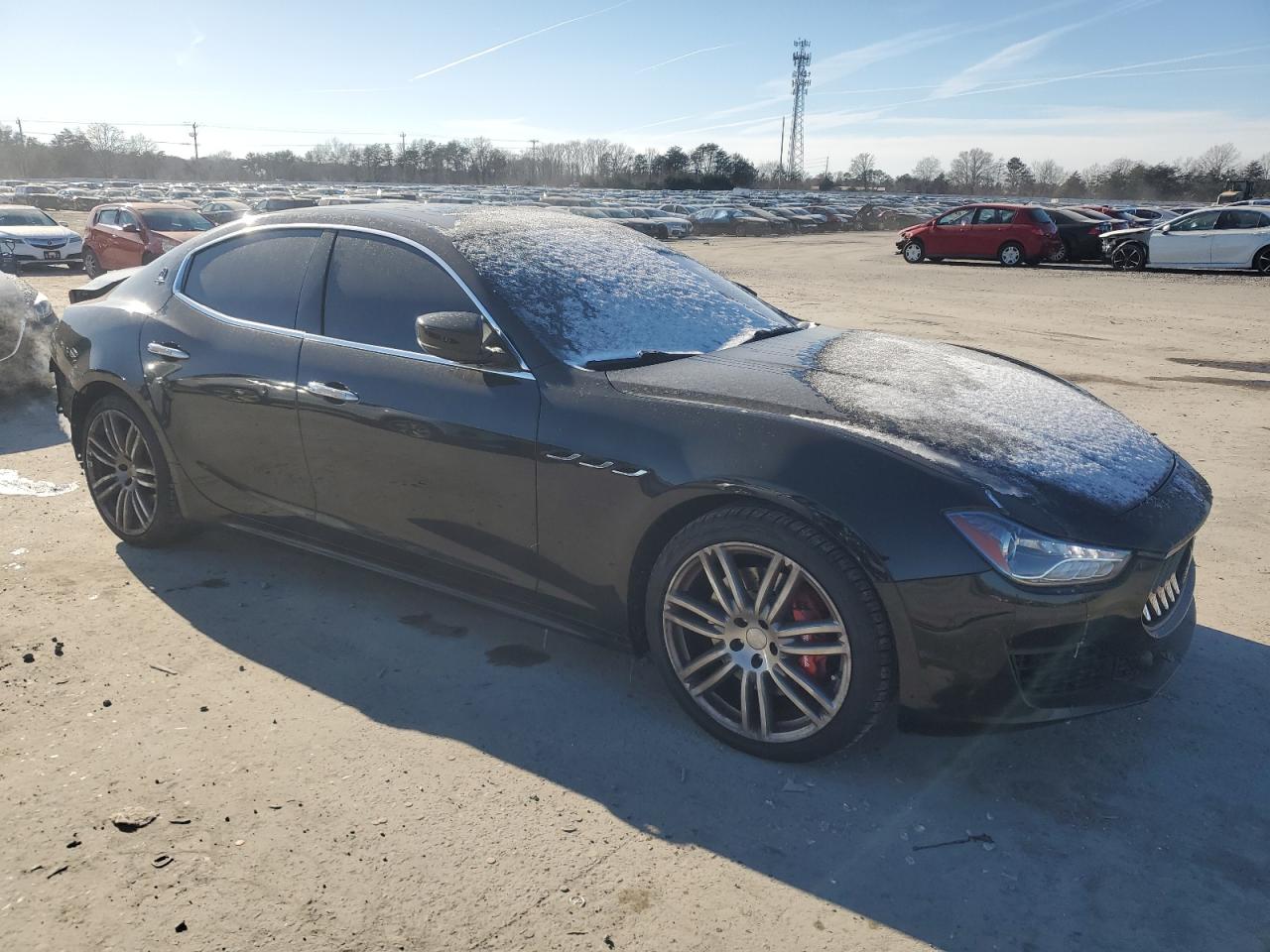 2019 Maserati Ghibli VIN ZAM57YTA0K1308475 Copart auction photo, rear end / minor dent/scratches damage thumbnail 4