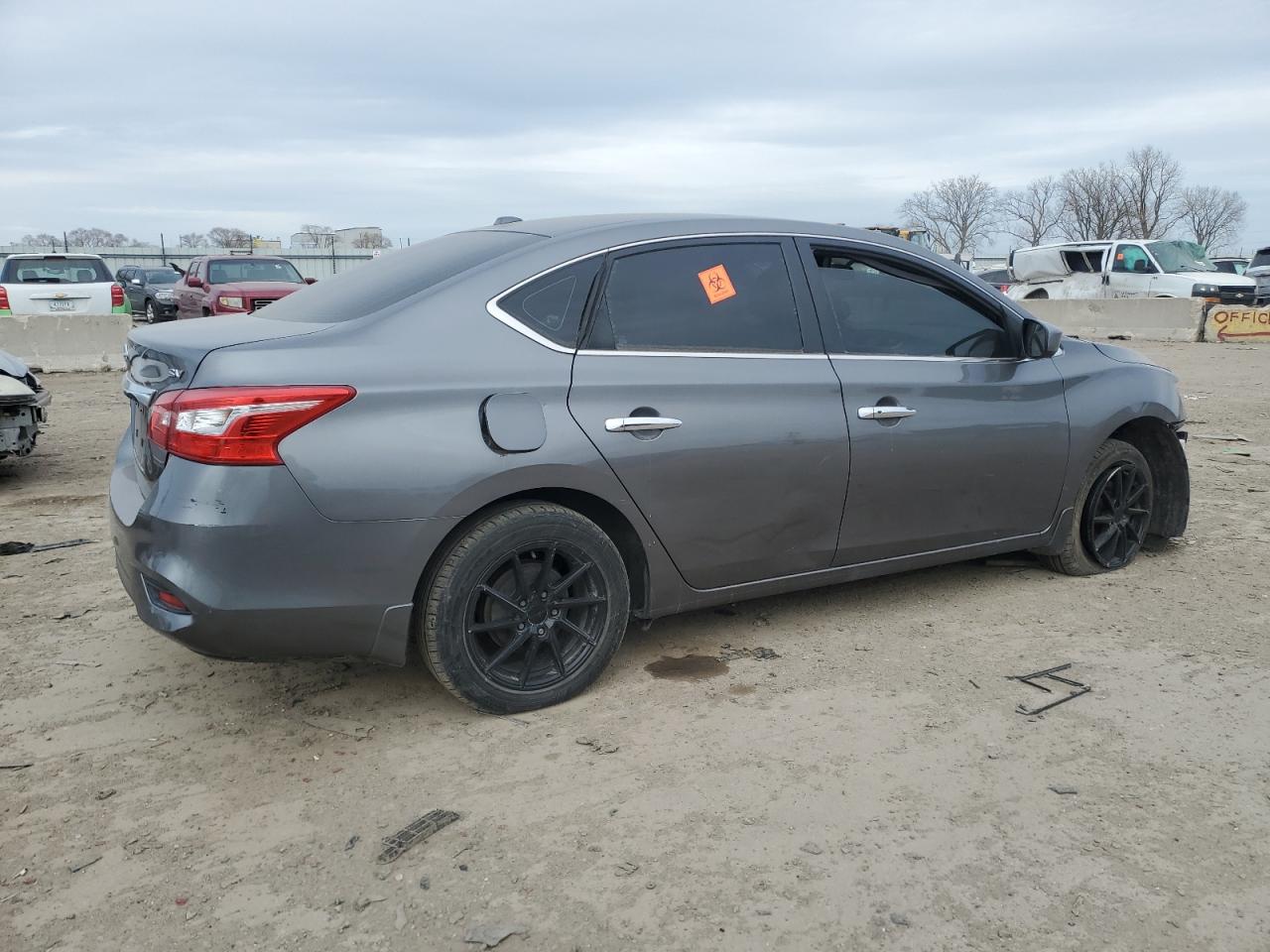 2016 Nissan Sentra VIN 3N1AB7AP0GY328783 Copart auction photo, front end / rear end damage thumbnail 3