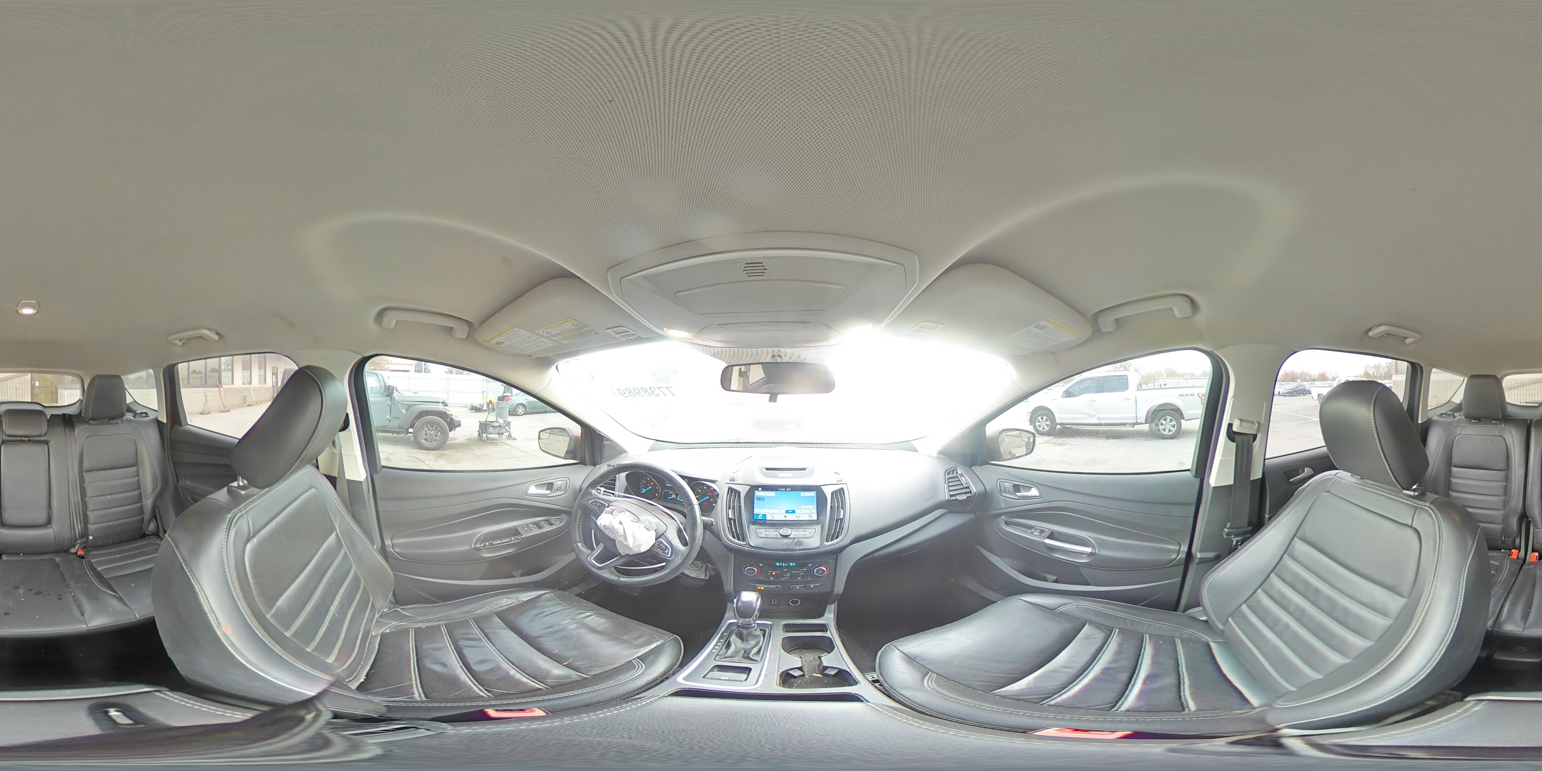 2018 Ford Escape VIN 1FMCU9HD0JUA36211 Copart auction photo, front end / side damage thumbnail 14