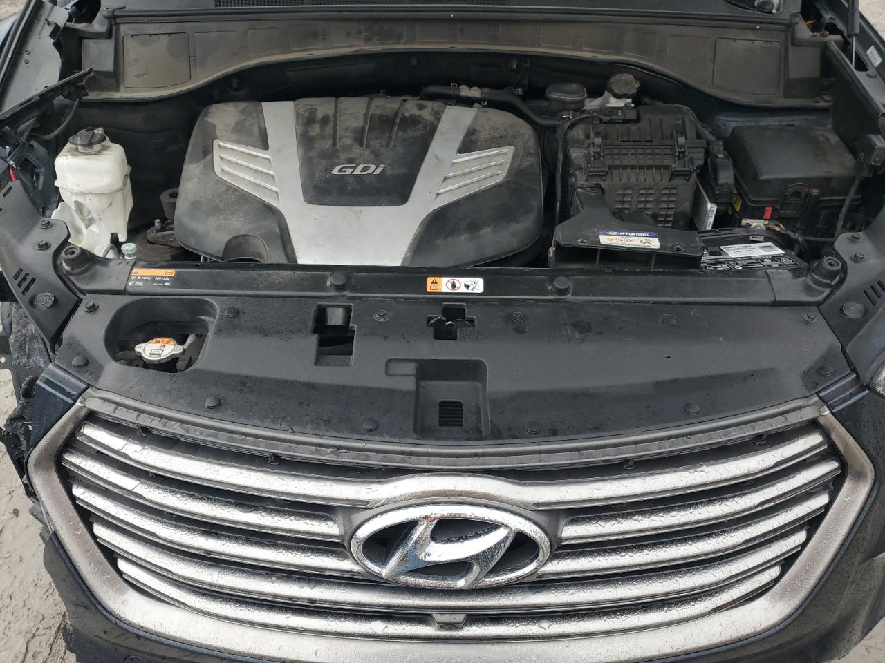 2019 Hyundai Santa Fe VIN KM8SRDHF5KU302485 Copart auction photo, front end / side damage thumbnail 12