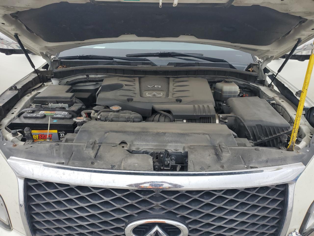 2017 Infiniti QX80 VIN JN8AZ2NF9H9641677 Copart auction photo, front end damage thumbnail 12