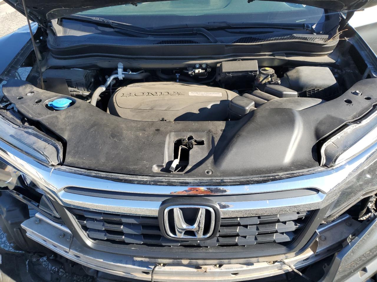 2019 Honda Ridgeline VIN 5FPYK3F63KB012214 Copart auction photo, front end damage thumbnail 12