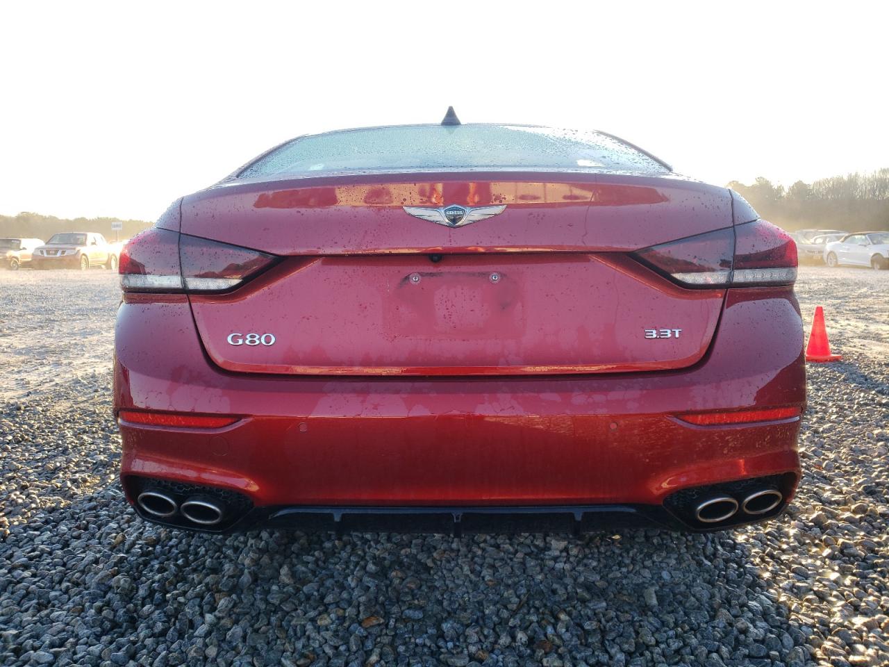 2020 Genesis G70 VIN KMTFN4JB1LU339187 Copart auction photo, front end damage thumbnail 6