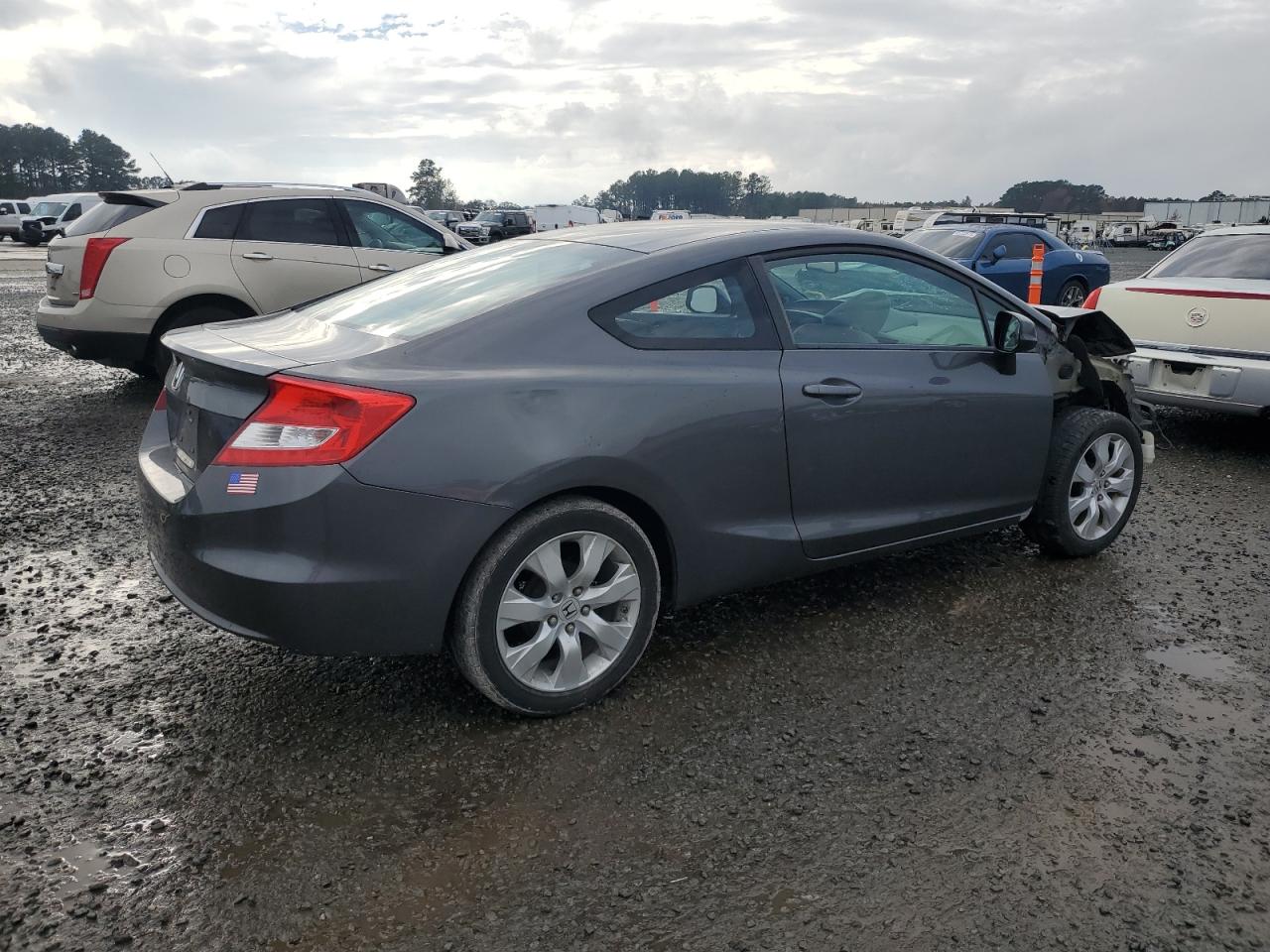 2013 Honda Civic VIN 2HGFG3B54DH530796 Copart auction photo, front end damage thumbnail 3