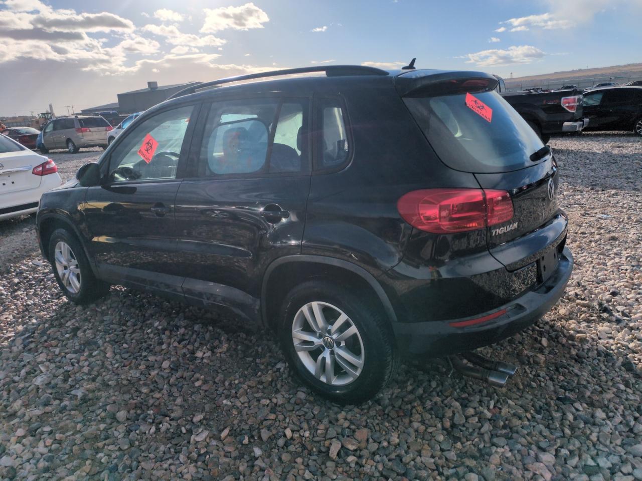 2016 Volkswagen Tiguan VIN WVGBV7AX1GW597922 Copart auction photo, side damage thumbnail 2