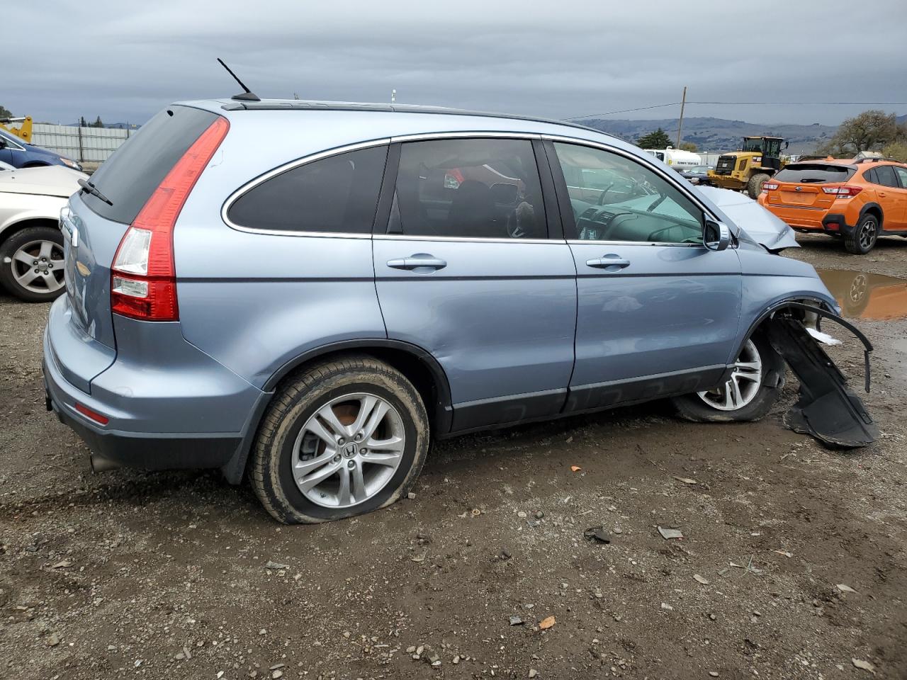 2010 Honda CR-V VIN 5J6RE3H77AL007503 Copart auction photo, all over damage thumbnail 3