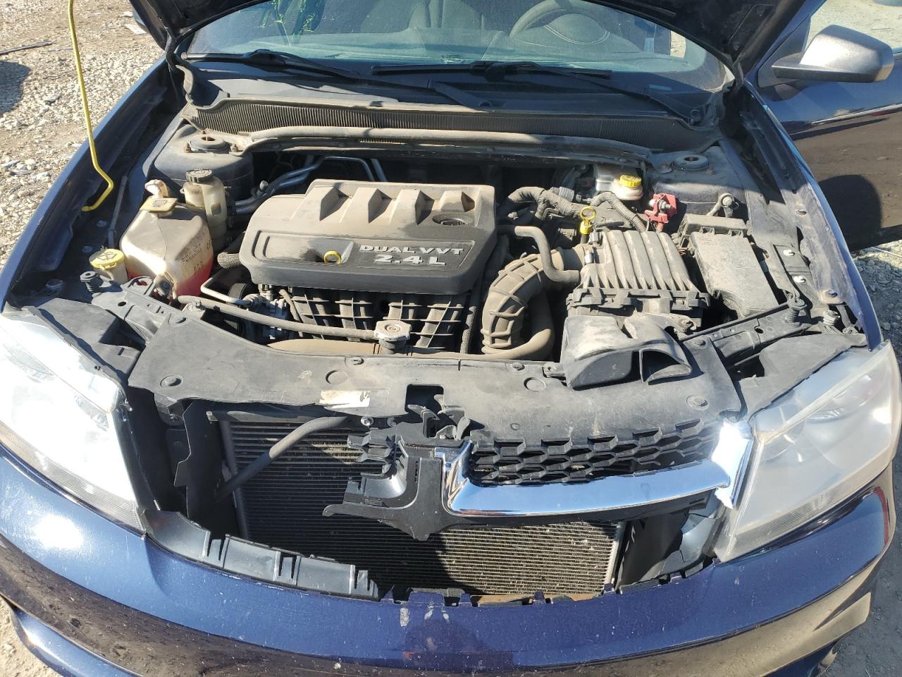 2014 Dodge Avenger VIN 1C3CDZAB9EN166165 Copart auction photo, side damage thumbnail 11