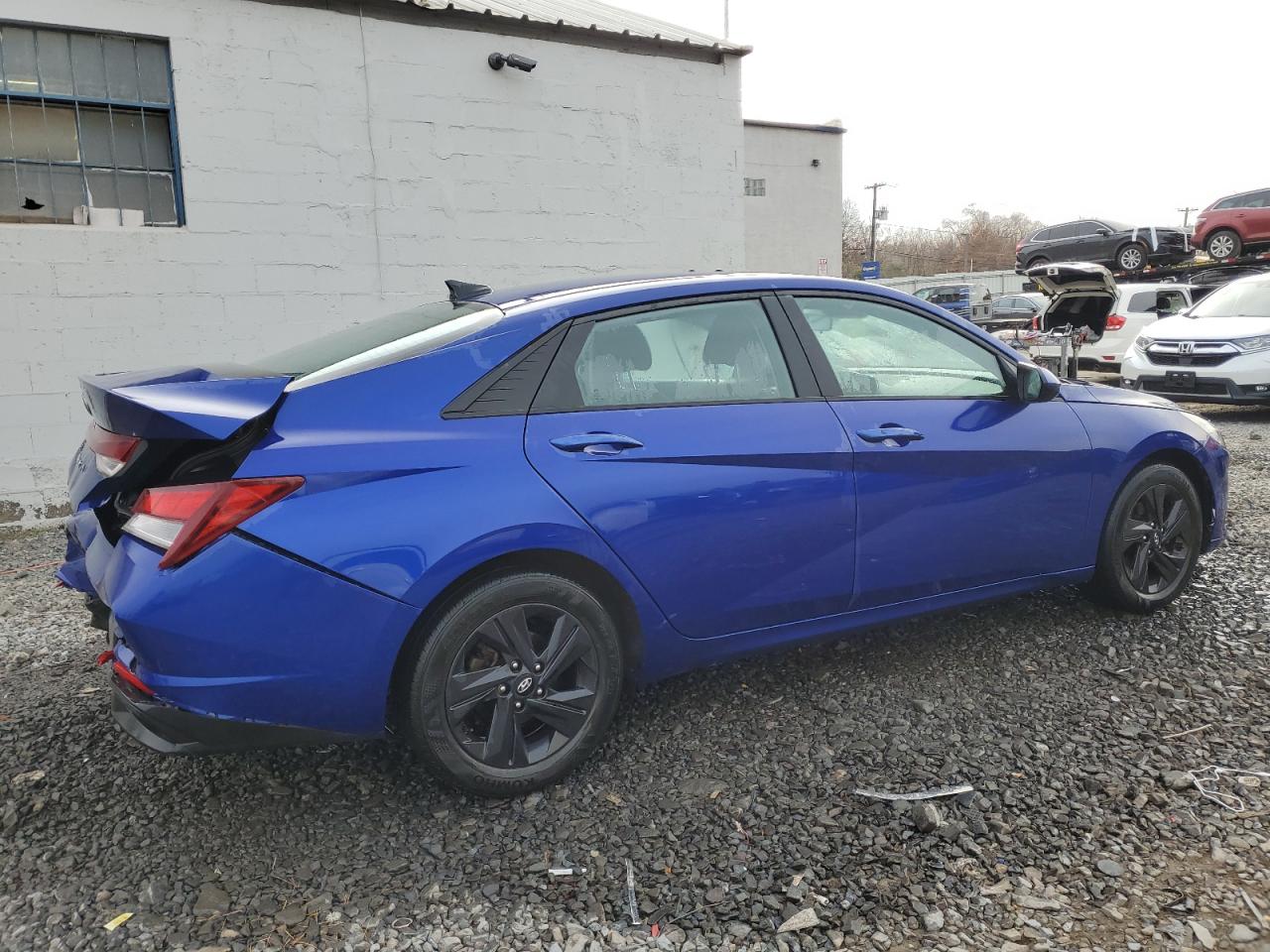 2021 Hyundai Elantra VIN 5NPLS4AG0MH005251 Copart auction photo, rear end damage thumbnail 3