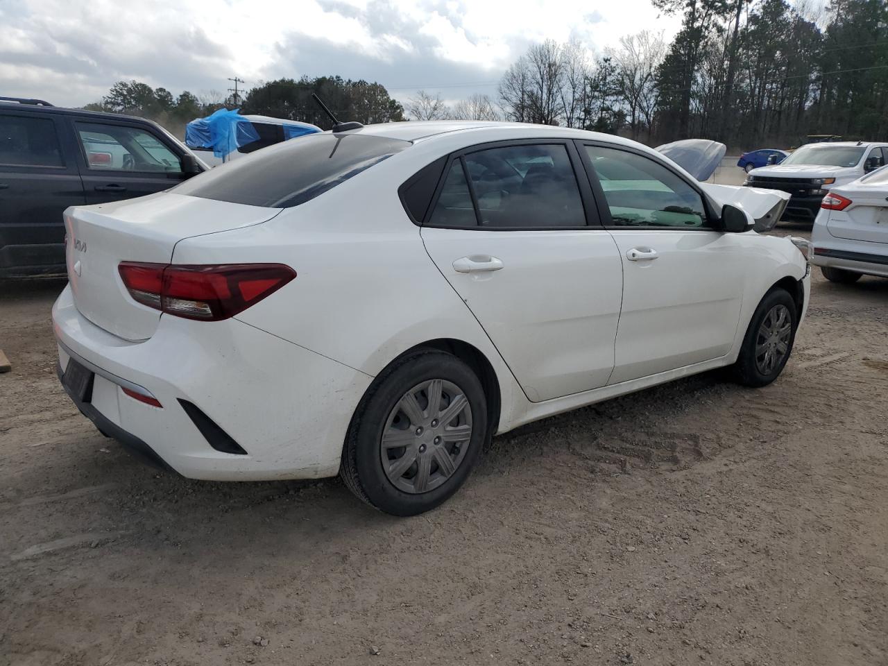 2022 KIA Rio VIN 3KPA24AD0NE486427 Copart auction photo, front end damage thumbnail 3
