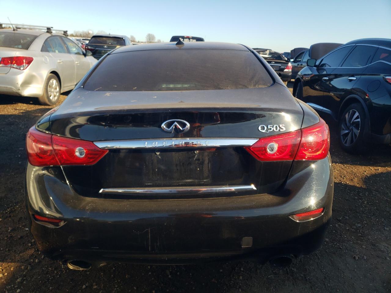 2015 Infiniti Q50 VIN JN1BV7AP5FM336357 Copart auction photo, water/flood / front end damage thumbnail 6