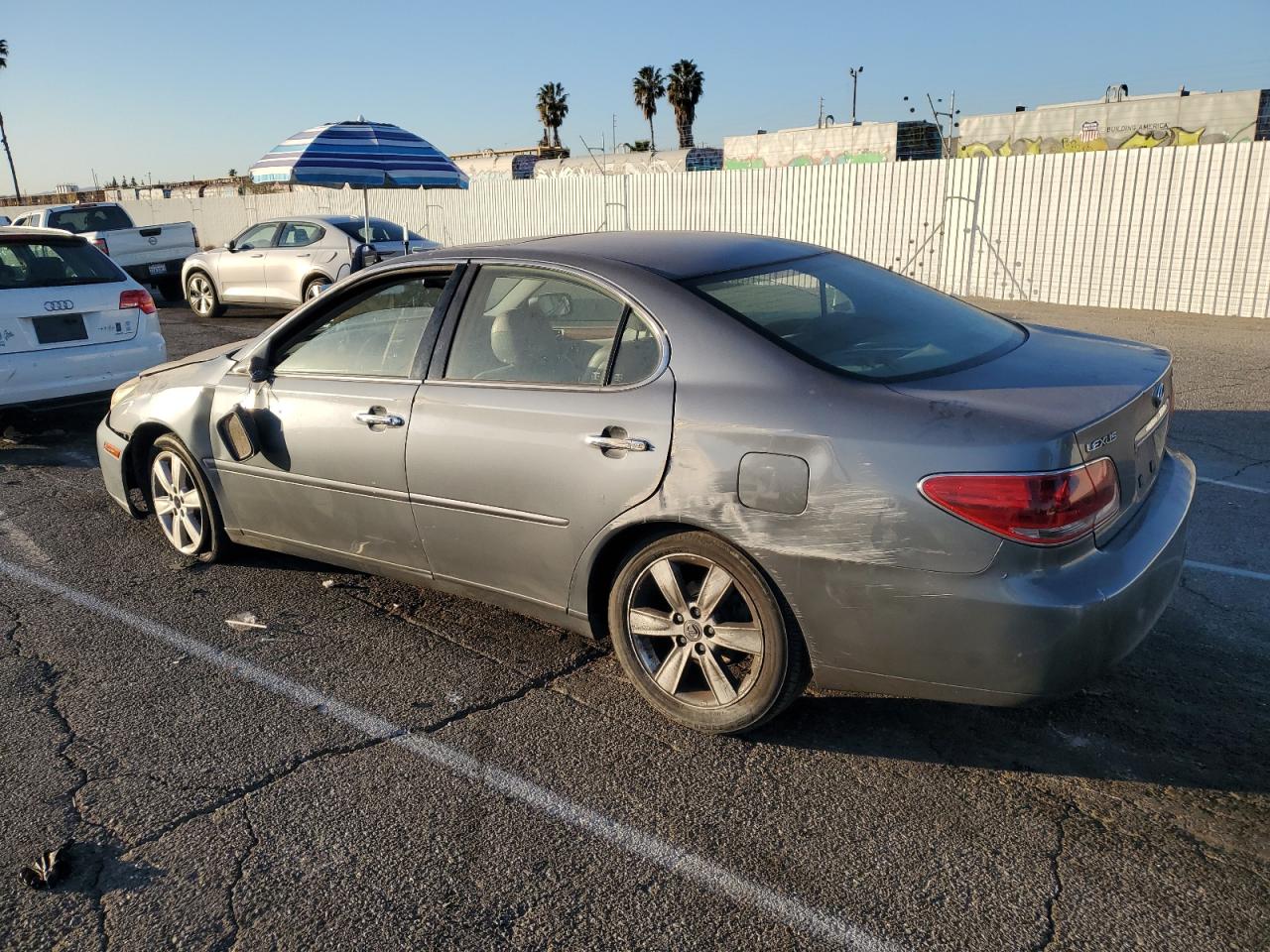 2005 Lexus ES VIN JTHBA30G955072795 Copart auction photo, side damage thumbnail 2