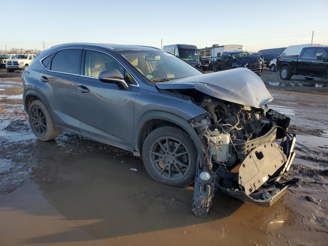 2015 Lexus NX VIN JTJYARBZ6F2017413 Copart auction photo, front end / minor dent/scratches damage thumbnail 4