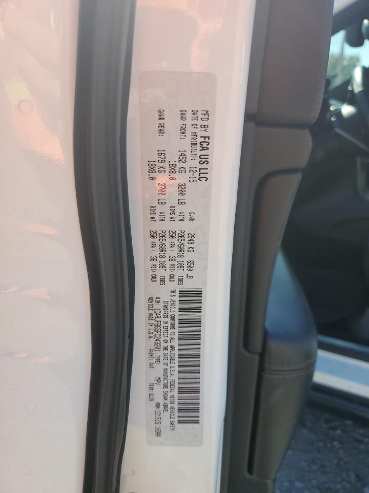 2015 Jeep Grand Cherokee VIN 1C4RJFBG5FC243201 Copart auction photo, water/flood damage thumbnail 14