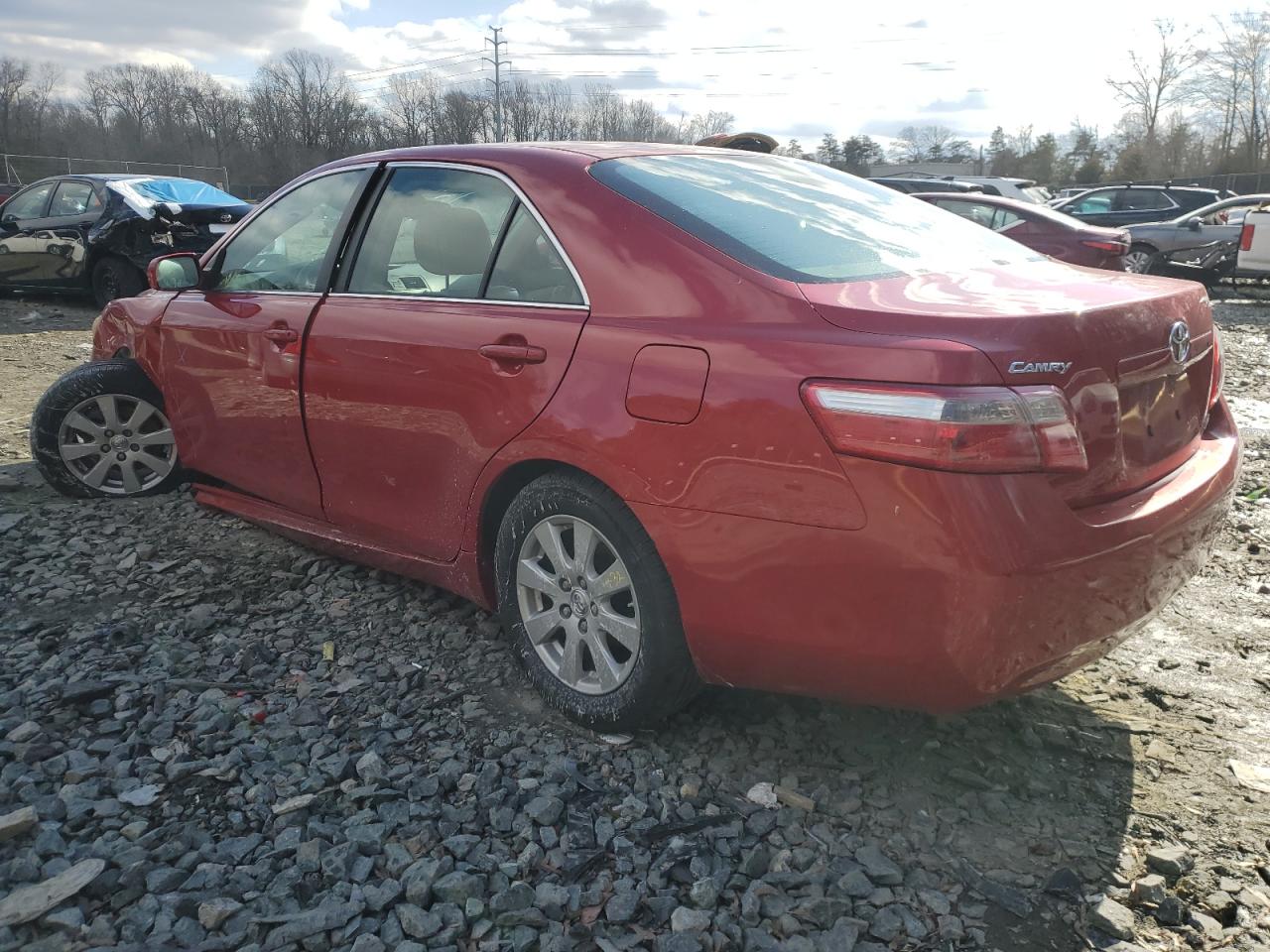 2007 Toyota Camry VIN 4T1BE46K37U105799 Copart auction photo, front end / undercarriage damage thumbnail 2