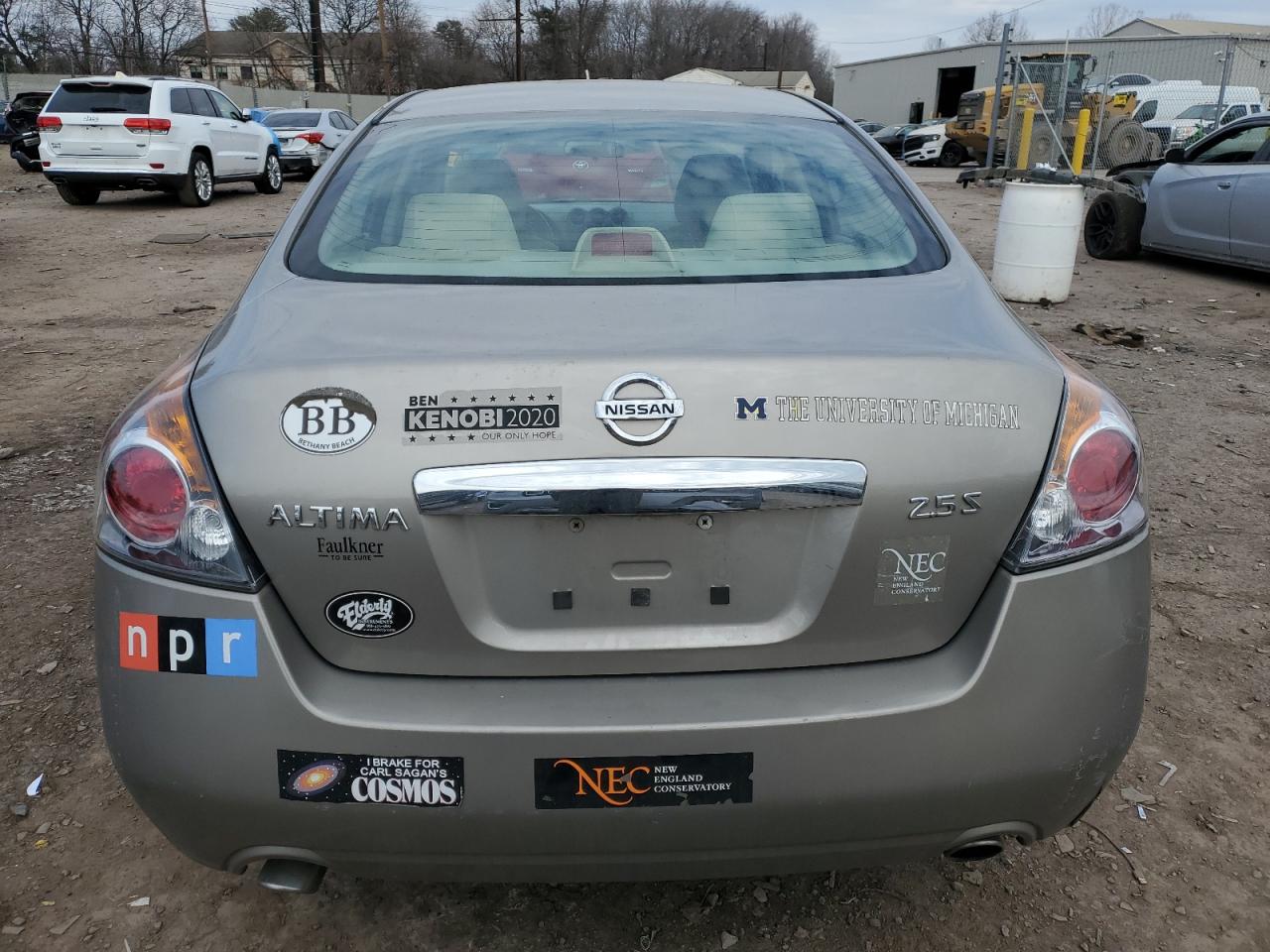 2011 Nissan Altima VIN 1N4AL2AP6BC166341 Copart auction photo, front end / side damage thumbnail 6