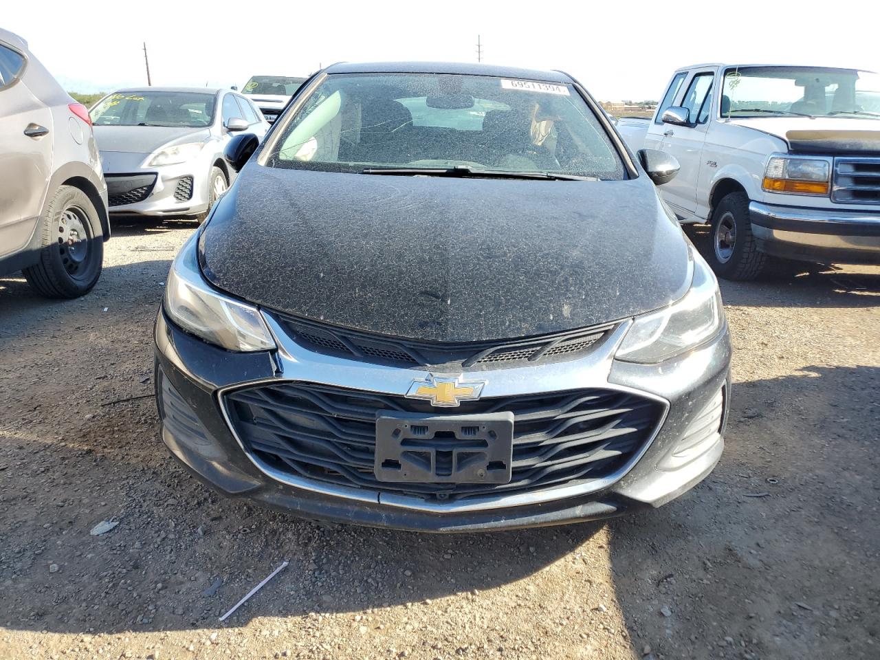 2019 Chevrolet Cruze VIN 3G1BE6SM0KS564796 Copart auction photo, side damage thumbnail 5