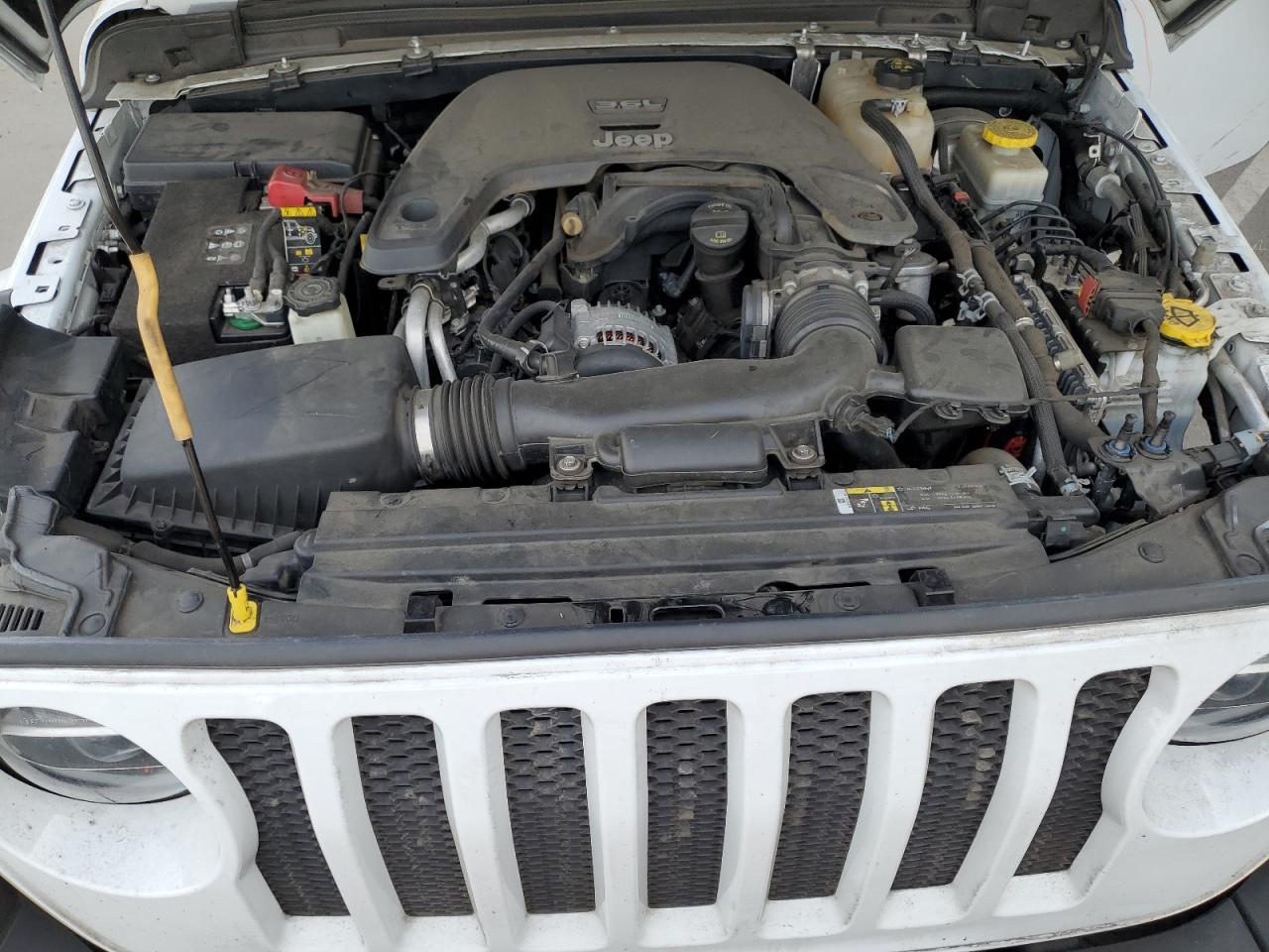 2020 Jeep Wrangler VIN 1C4HJXDG4LW121969 Copart auction photo, front end / side damage thumbnail 12