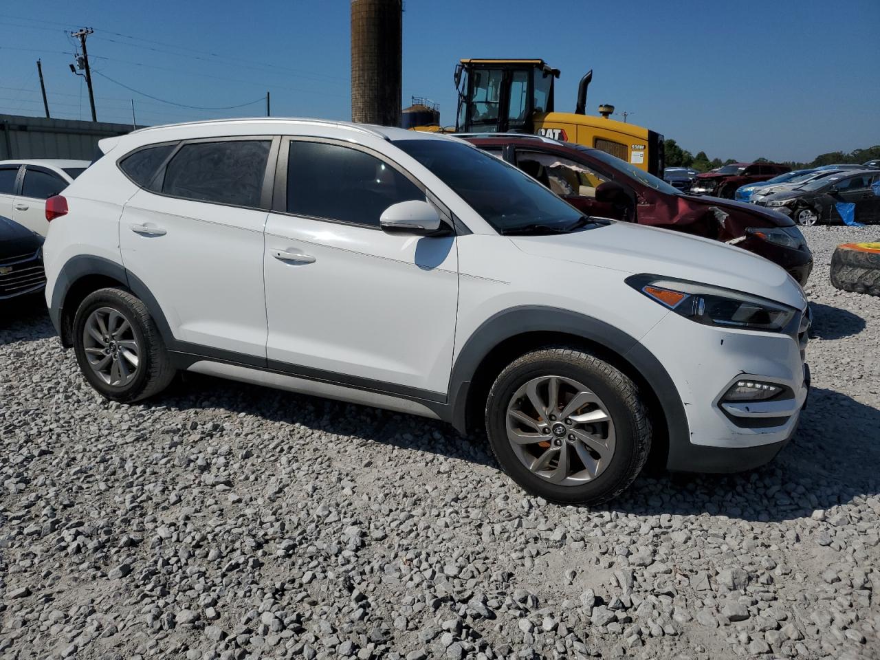 2018 Hyundai Tucson VIN KM8J3CA43JU741120 Copart auction photo, side damage thumbnail 4