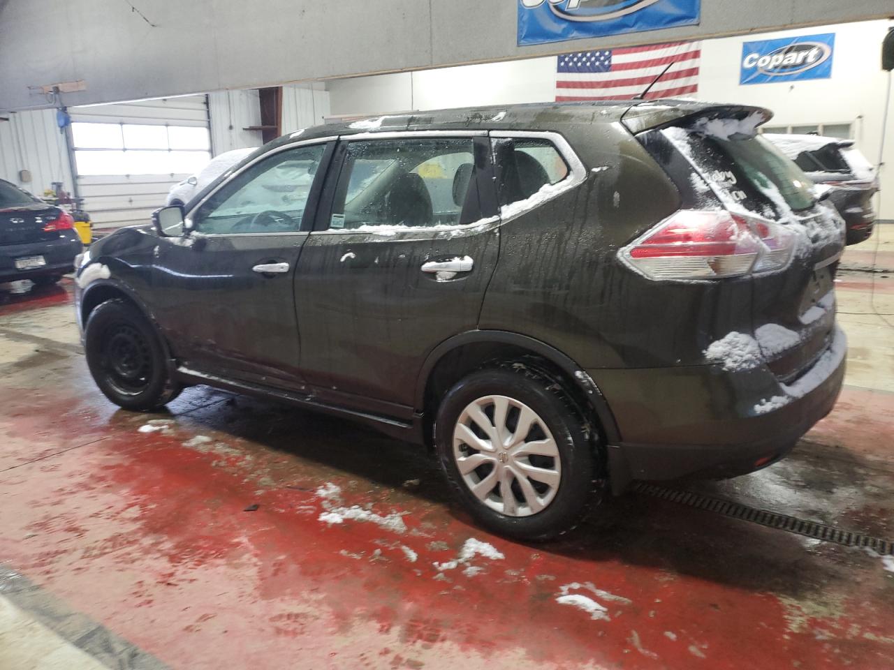 2014 Nissan Rogue VIN 5N1AT2MV9EC806045 Copart auction photo, side damage thumbnail 2