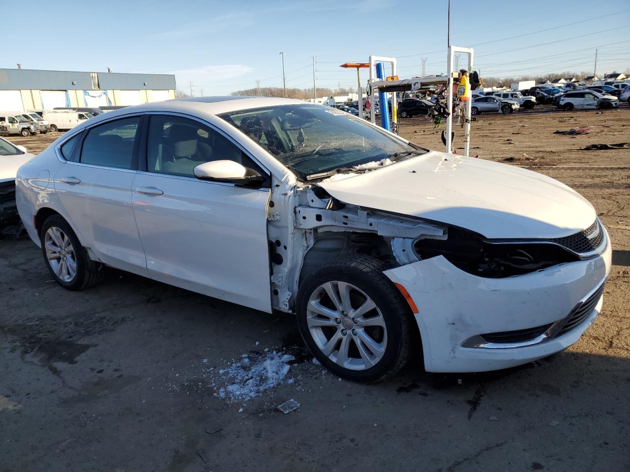 2016 Chrysler 200 VIN 1C3CCCAB0GN142243 Copart auction photo, all over damage thumbnail 4