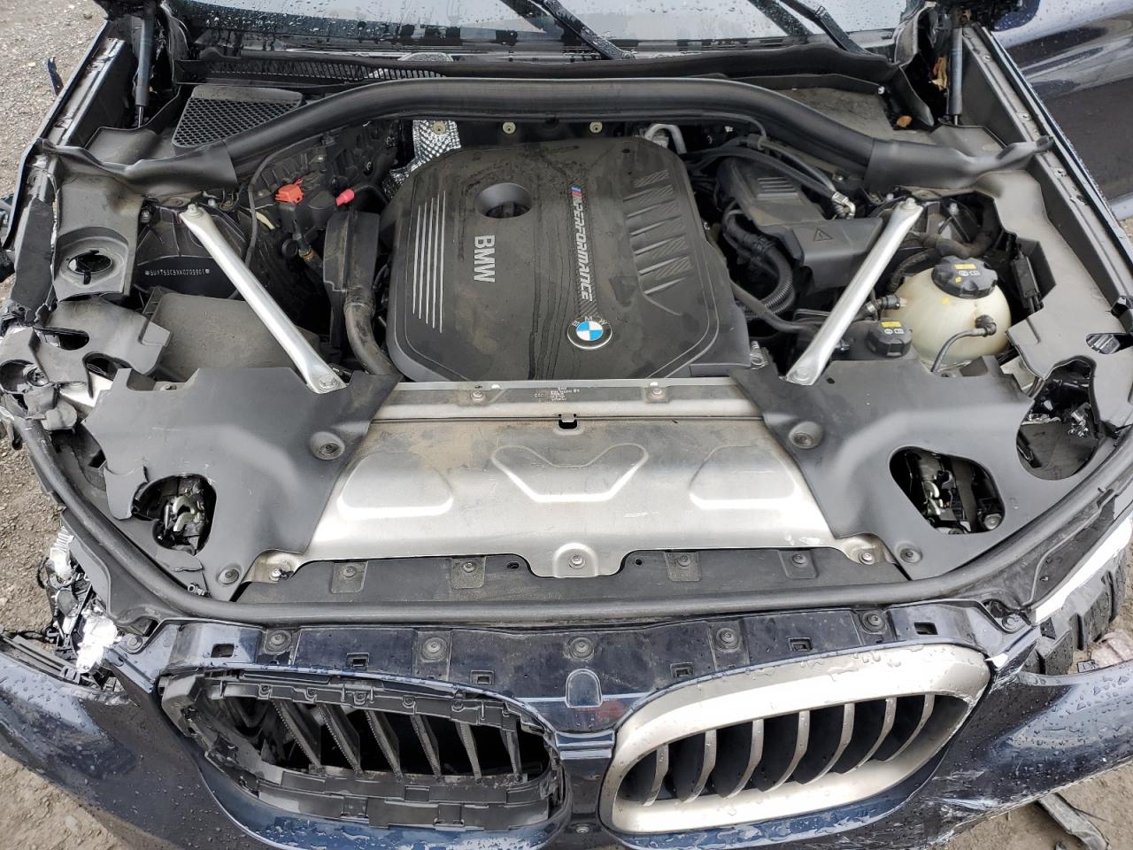 2019 BMW X3 VIN 5UXTS3C5XK0Z09901 Copart auction photo, front end / side damage thumbnail 12