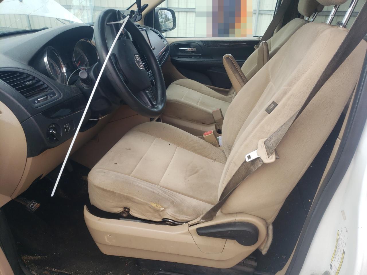 2014 Dodge Caravan VIN 2C4RDGBGXER244637 Copart auction photo, front end damage thumbnail 7