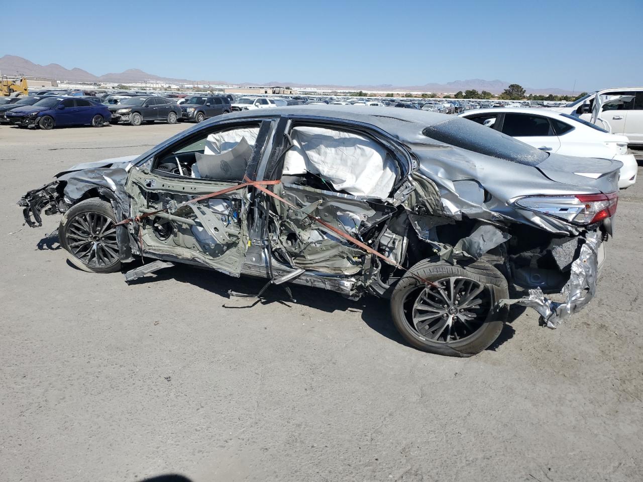 2018 Toyota Camry VIN 4T1B11HK3JU606366 Copart auction photo, all over damage thumbnail 2