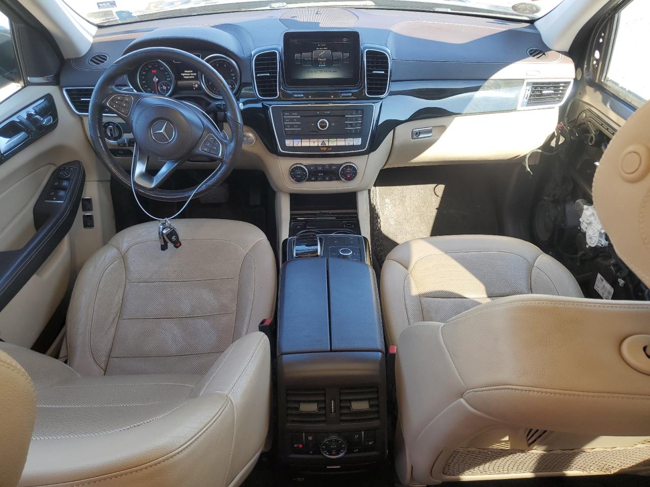 2017 Mercedes-Benz GLS-klasse VIN 4JGDF6EE2HA825367 Copart auction photo, front end / side damage thumbnail 8