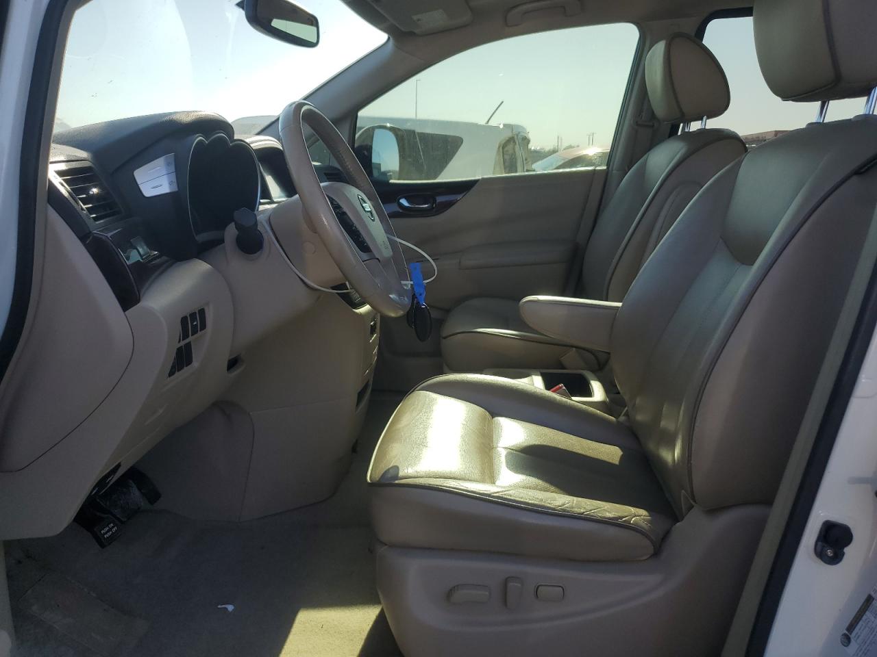 2013 Nissan Quest VIN JN8AE2KP6D9066280 Copart auction photo, front end damage thumbnail 7