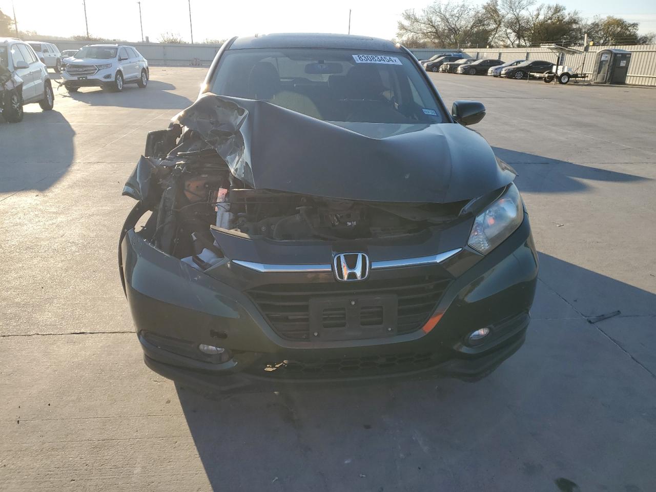 2018 Honda HR-V VIN 3CZRU5H54JG706338 Copart auction photo, front end damage thumbnail 5